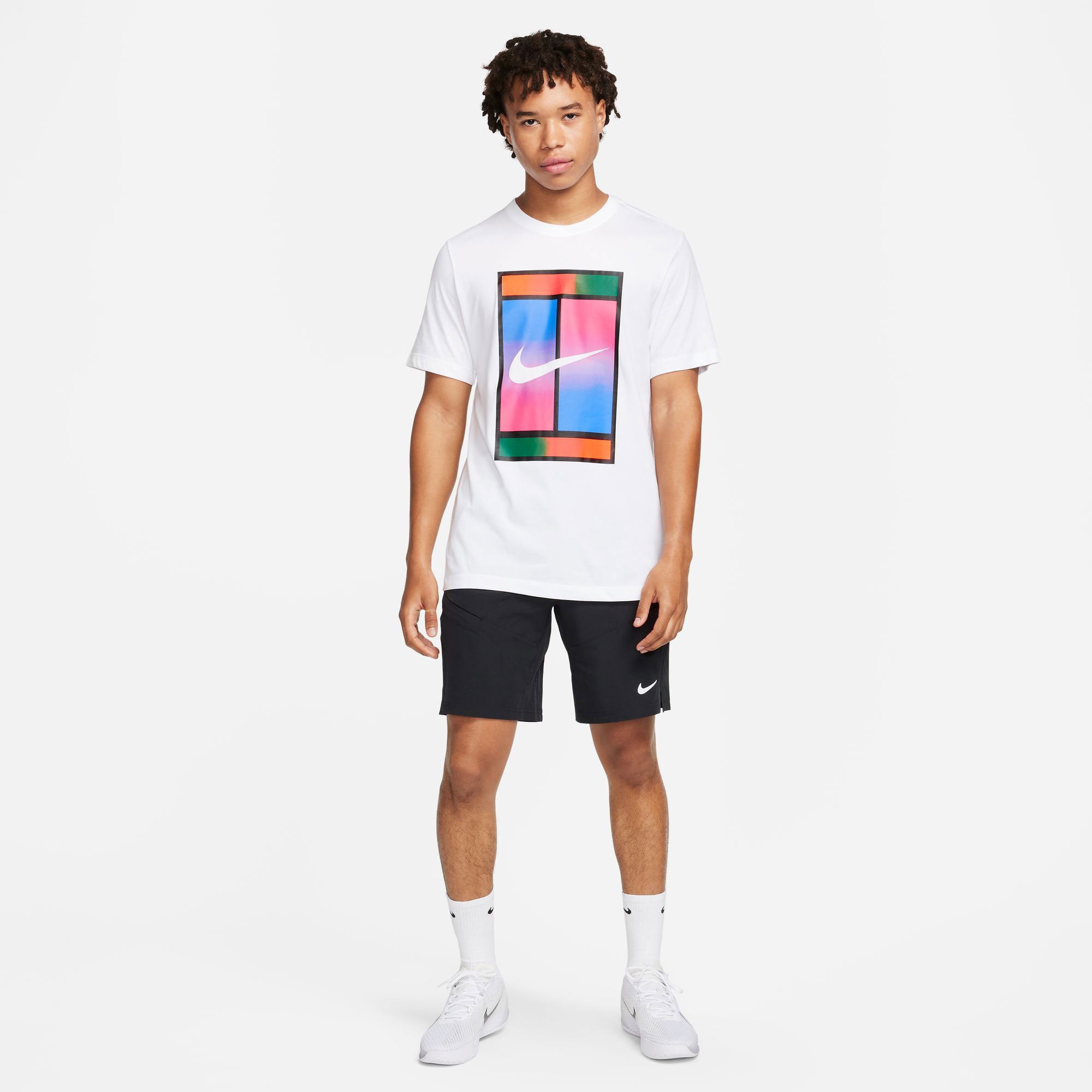 NikeCourt Heritage Men's Dri-FIT Tennis T-Shirt - White (5)