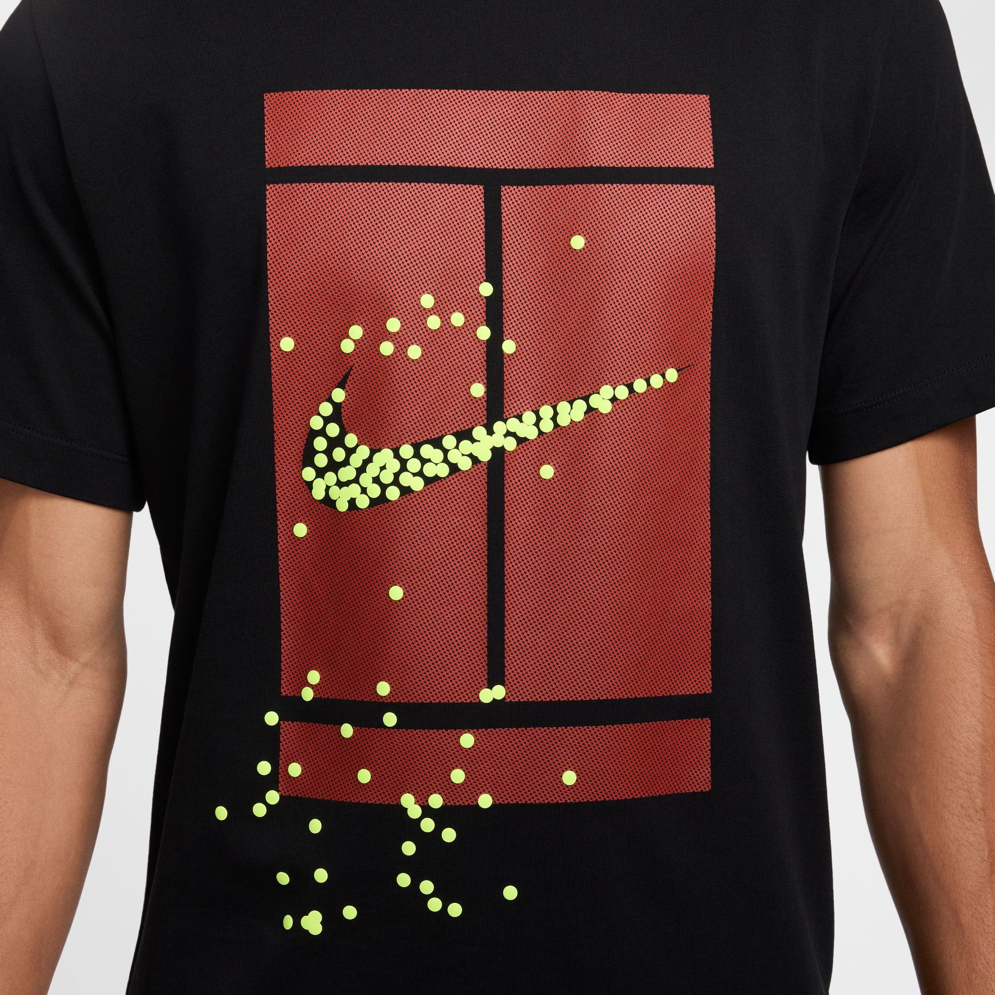NikeCourt Heritage Men's Dri-FIT Tennis T-Shirt - Black (4)