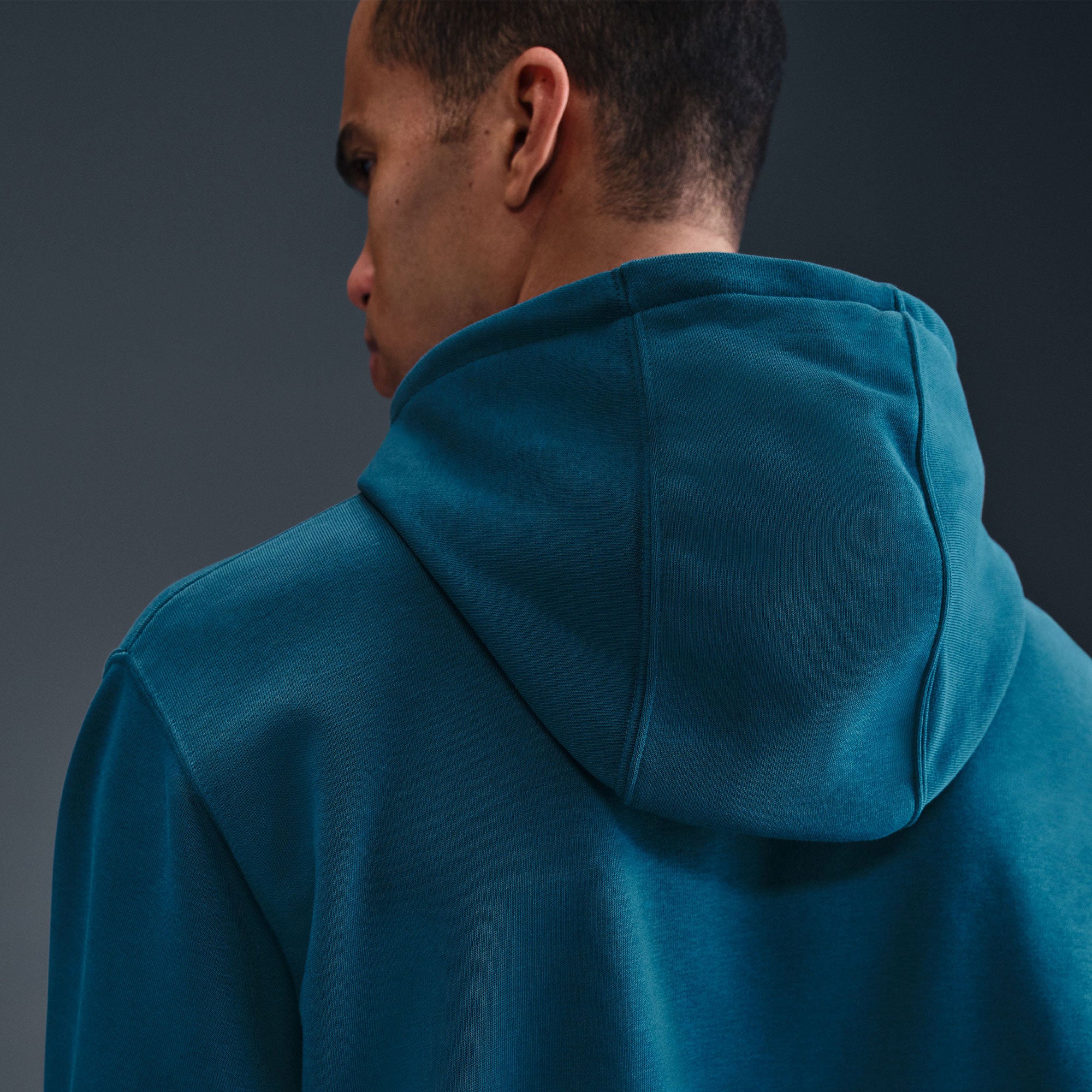 NikeCourt Heritage Men's Fleece Tennis Hoodie - Blue (2)