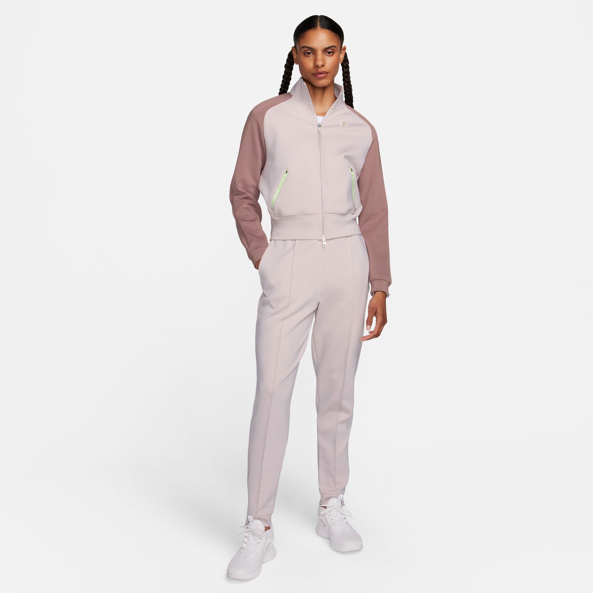 NikeCourt Heritage Women's Dri-FIT Full-Zip Tennis Jacket - Grey (7)
