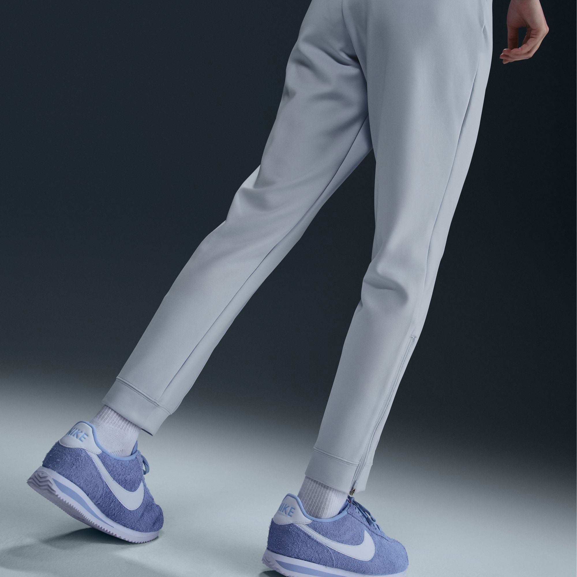 NikeCourt Heritage Women's Dri-FIT Knit Tennis Pants - Grey (4)