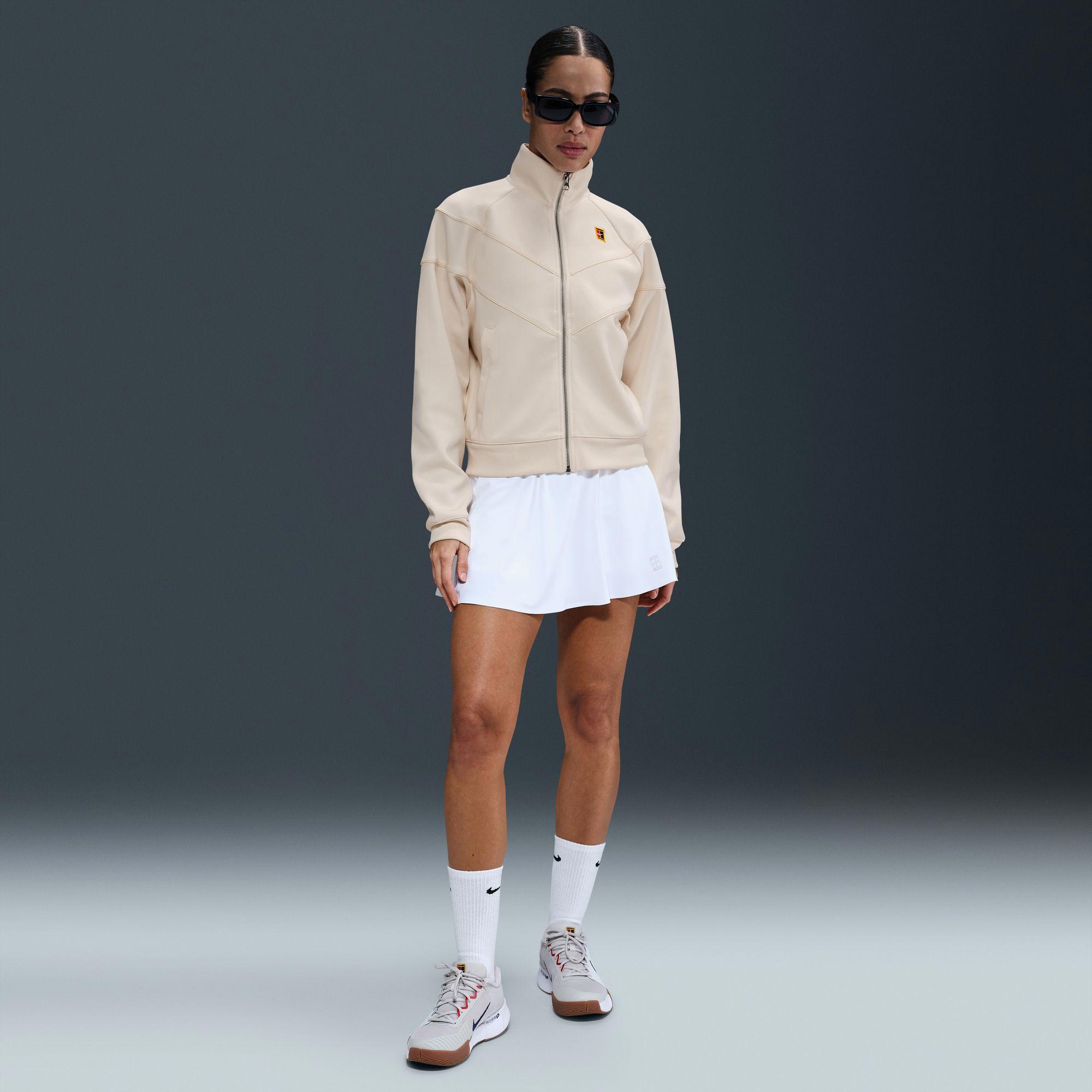NikeCourt Heritage Women's Poly Knit Tennis Jacket - White (4)