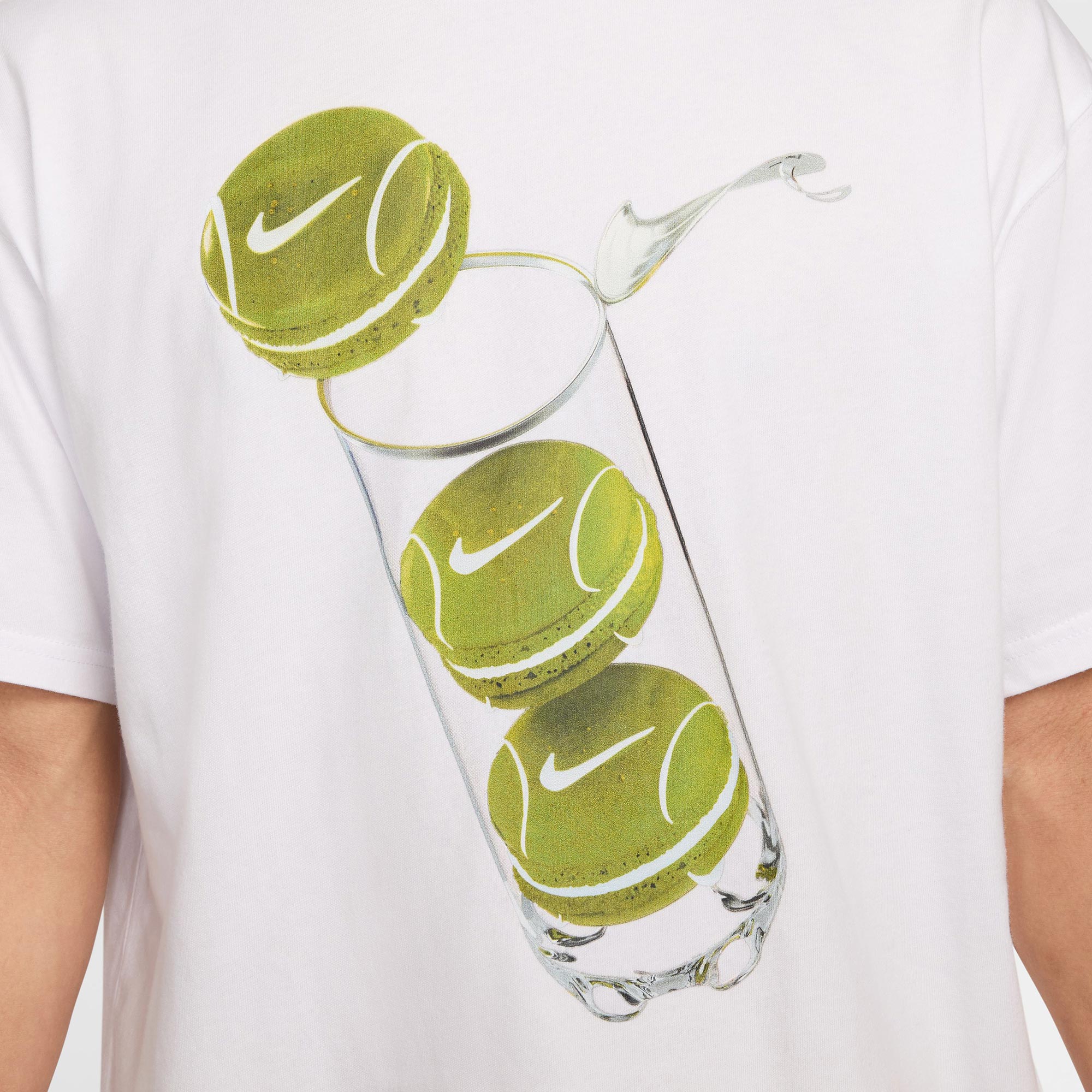 NikeCourt Max90 Men's Tennis T-Shirt - White (4)