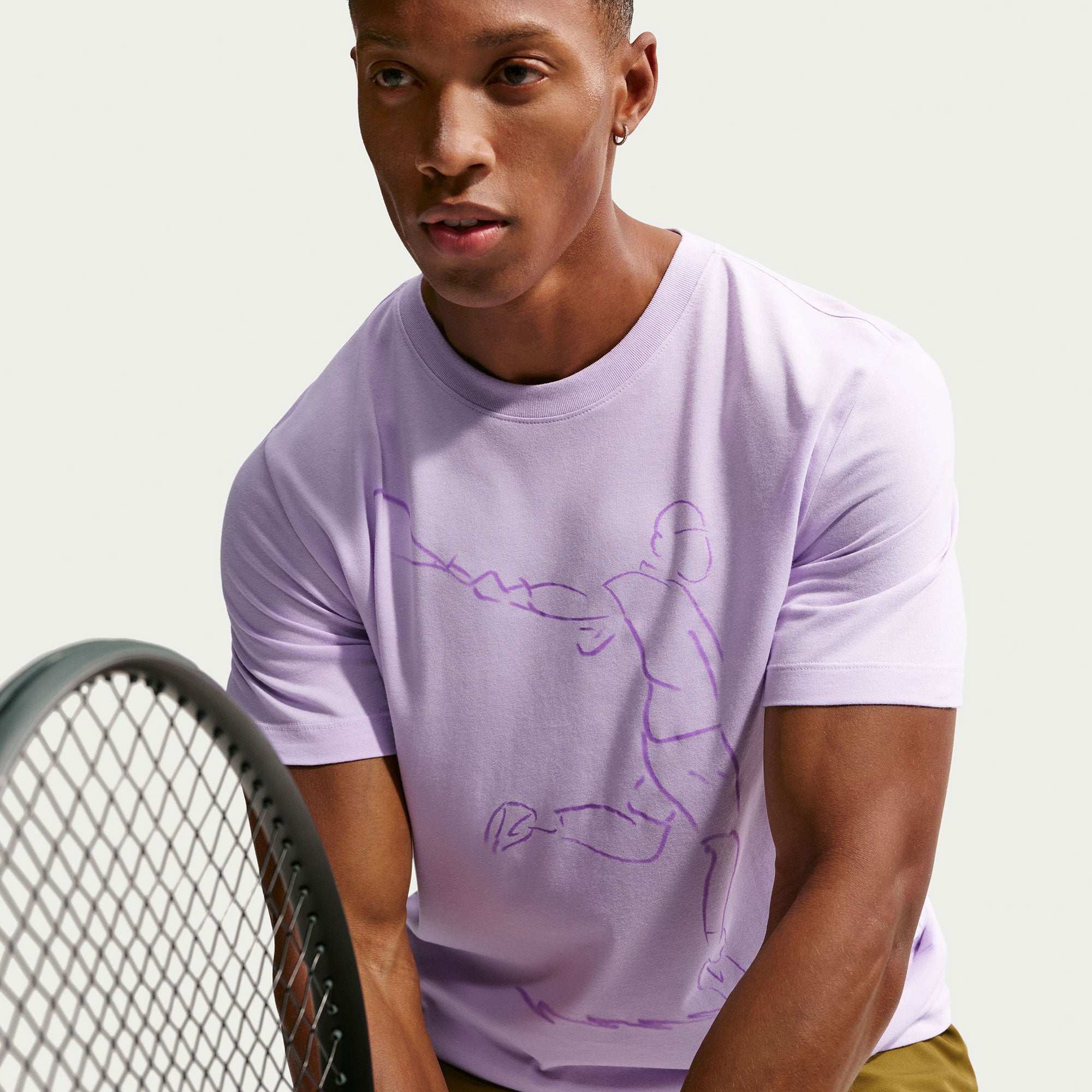 NikeCourt Men's Dri-FIT Tennis T-Shirt - Purple (3)