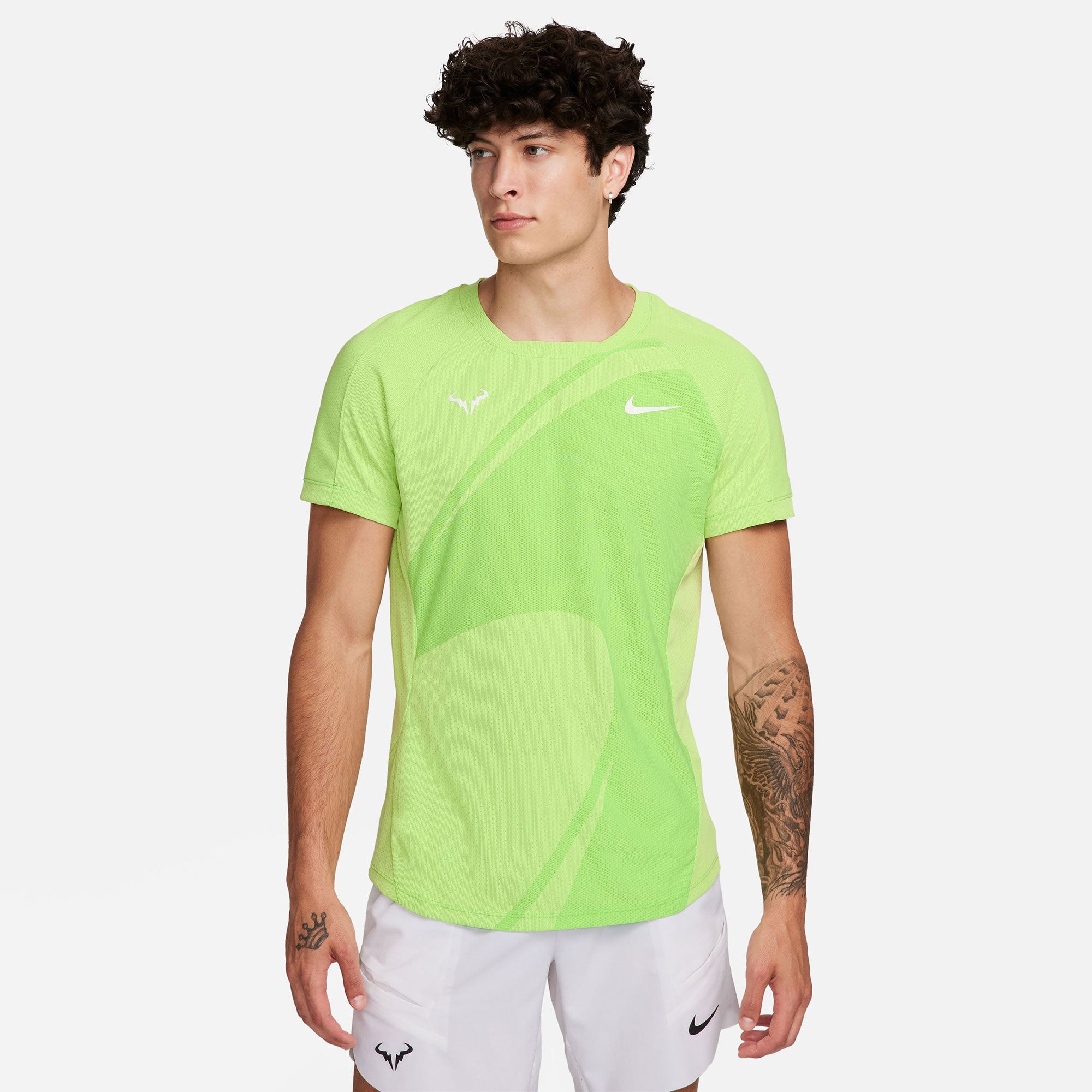 NikeCourt Rafa Dri-FIT ADV Men's Tennis Shirt Green (1)