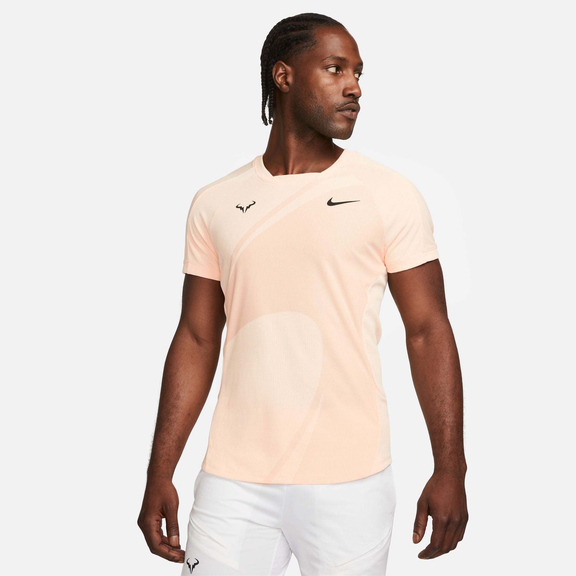 NikeCourt Rafa Dri-FIT ADV Men's Tennis Shirt Orange (1)