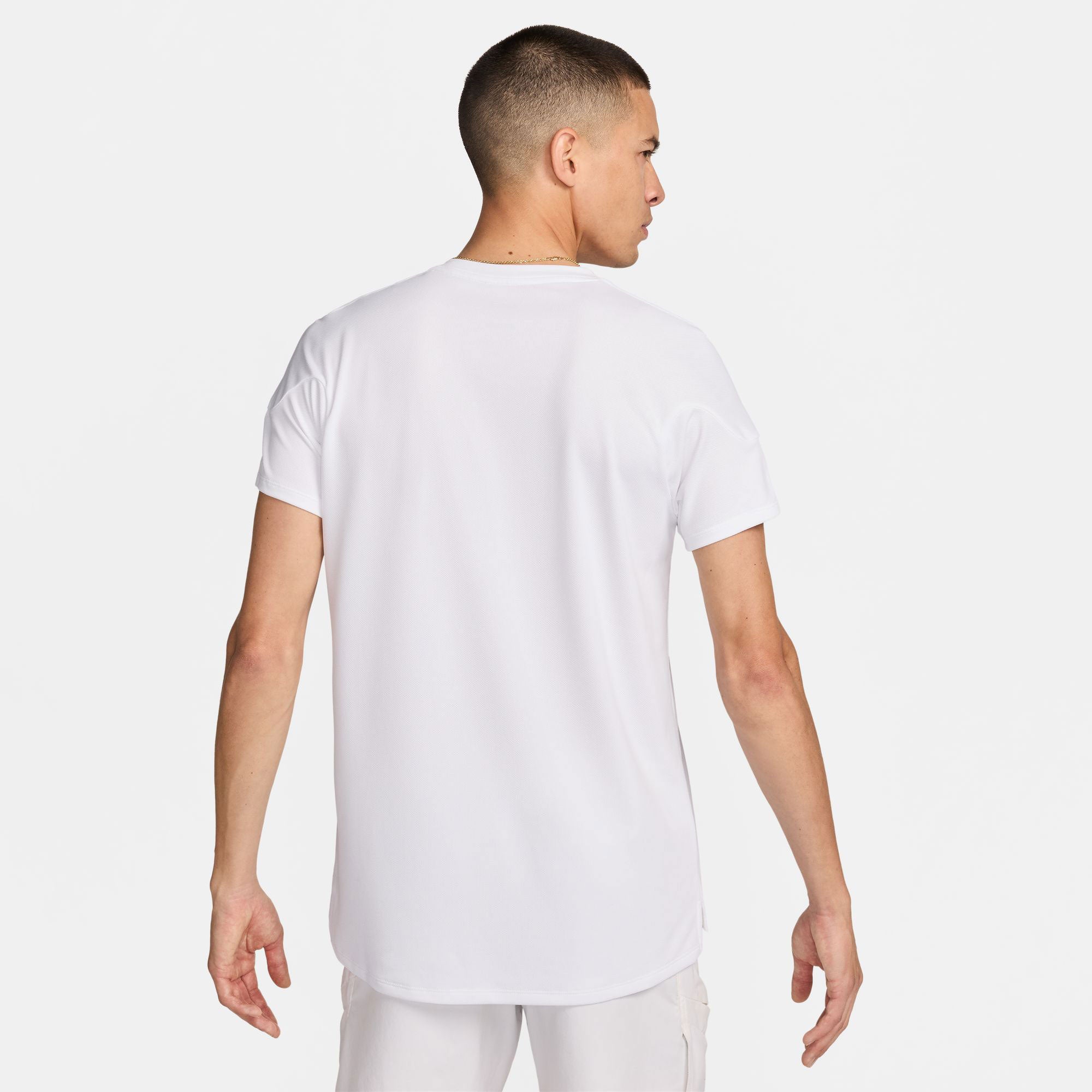 NikeCourt Slam London Men's Dri-FIT Tennis Shirt - White (2)