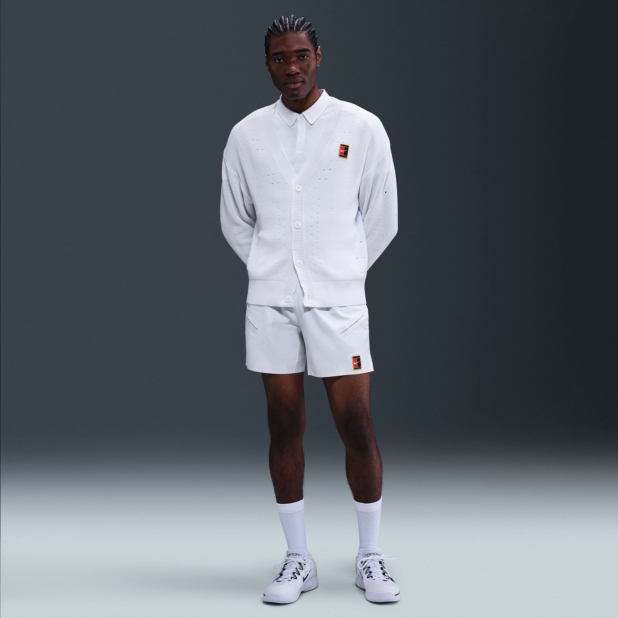 NikeCourt Slam London Men's Tennis Cardigan - White (4)