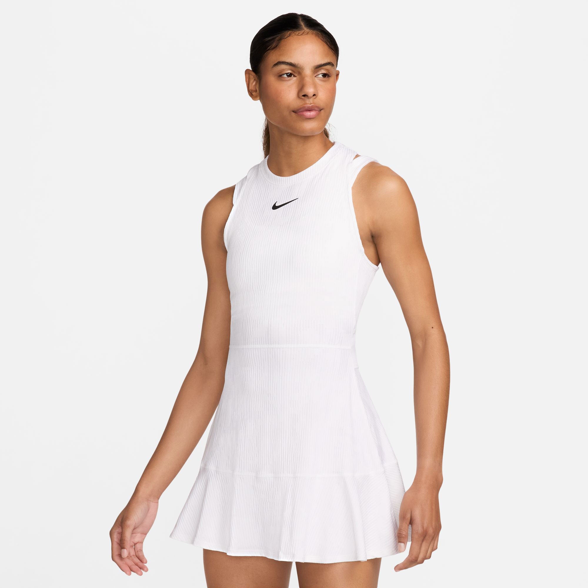 NikeCourt Slam London Dri-FIT Tennisjurkje voor Dames Wit