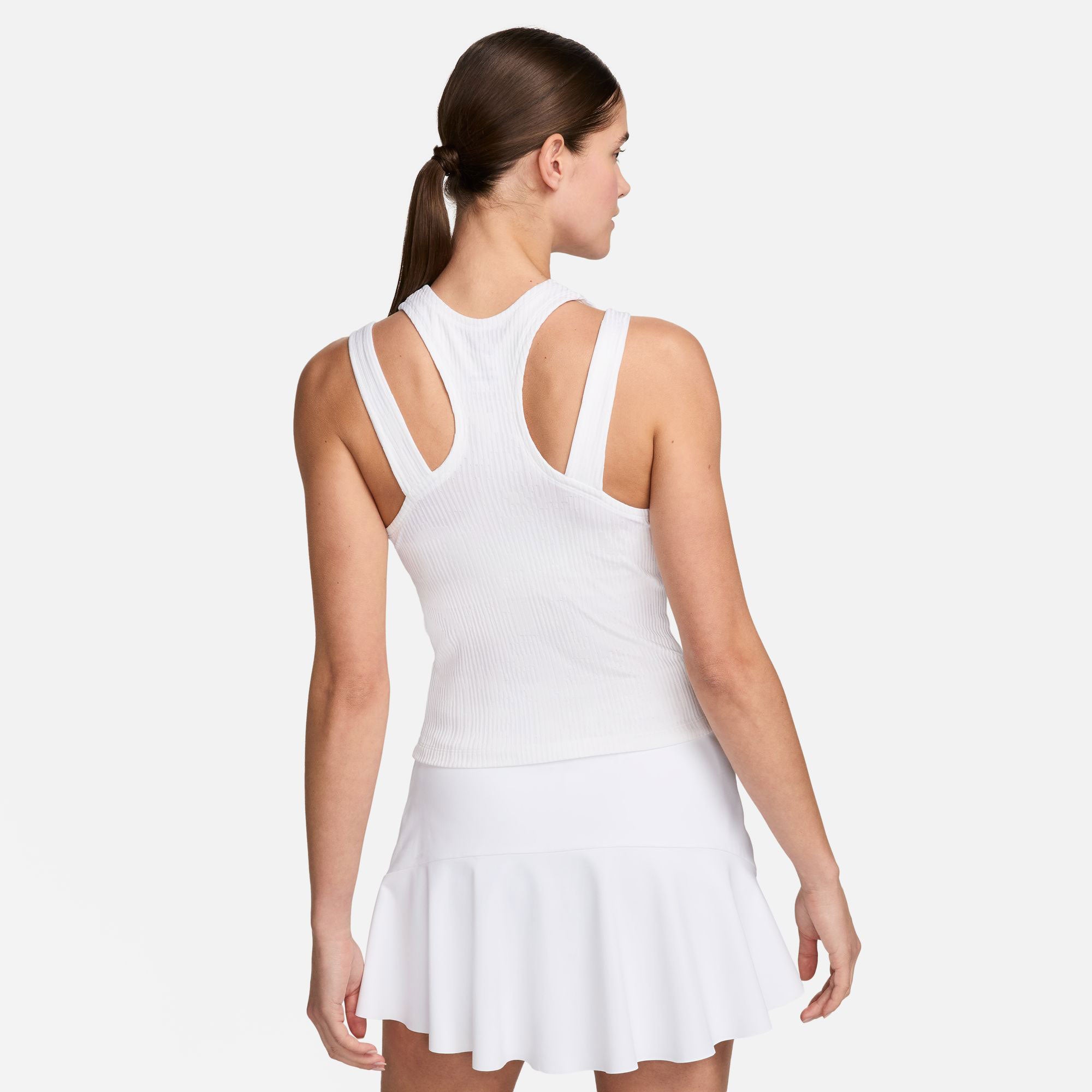 NikeCourt Slam London Women's Dri-FIT Tennis Tank - White (2)