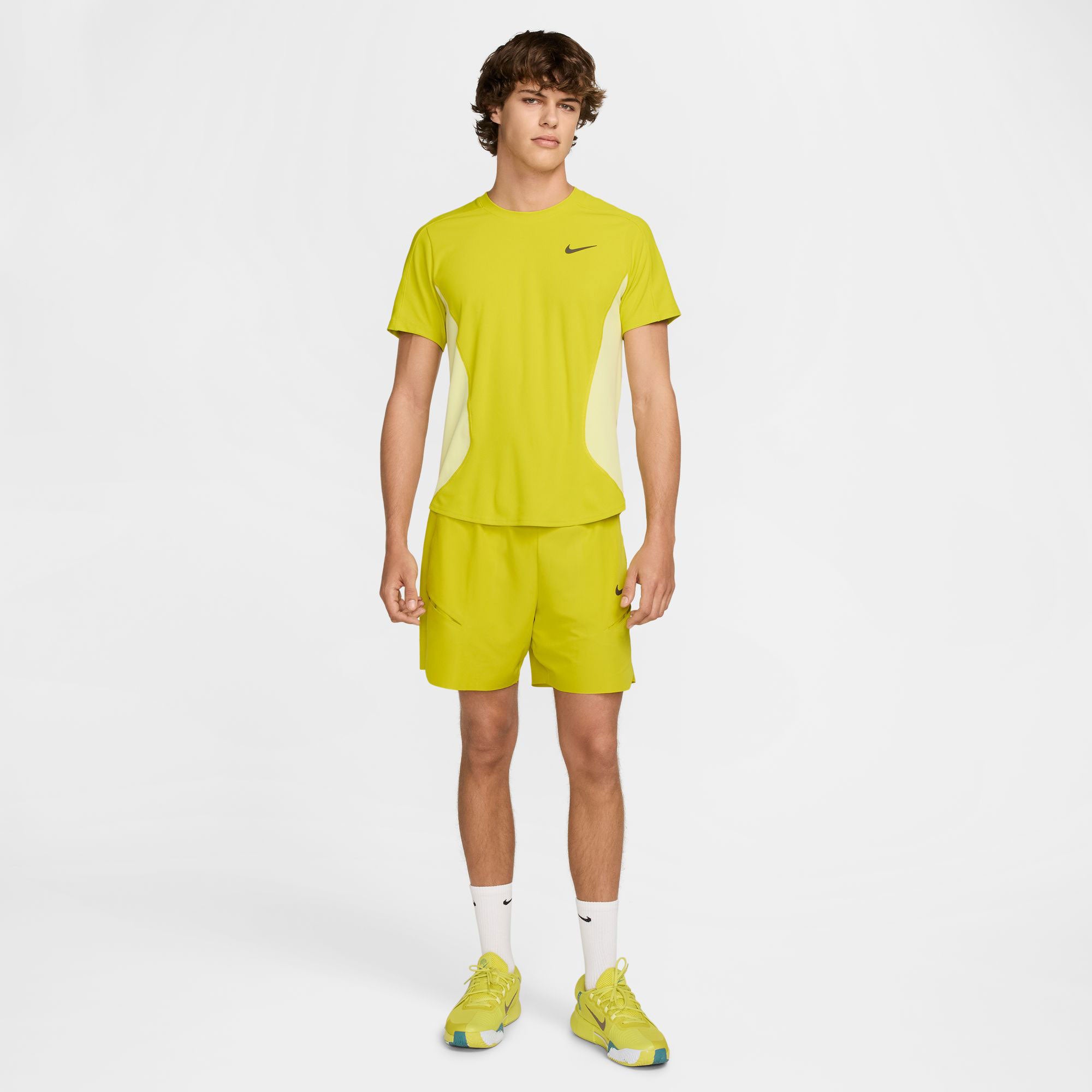 NikeCourt Slam Melbourne Men's Dri-FIT ADV Tennis Shirt - Green (5)