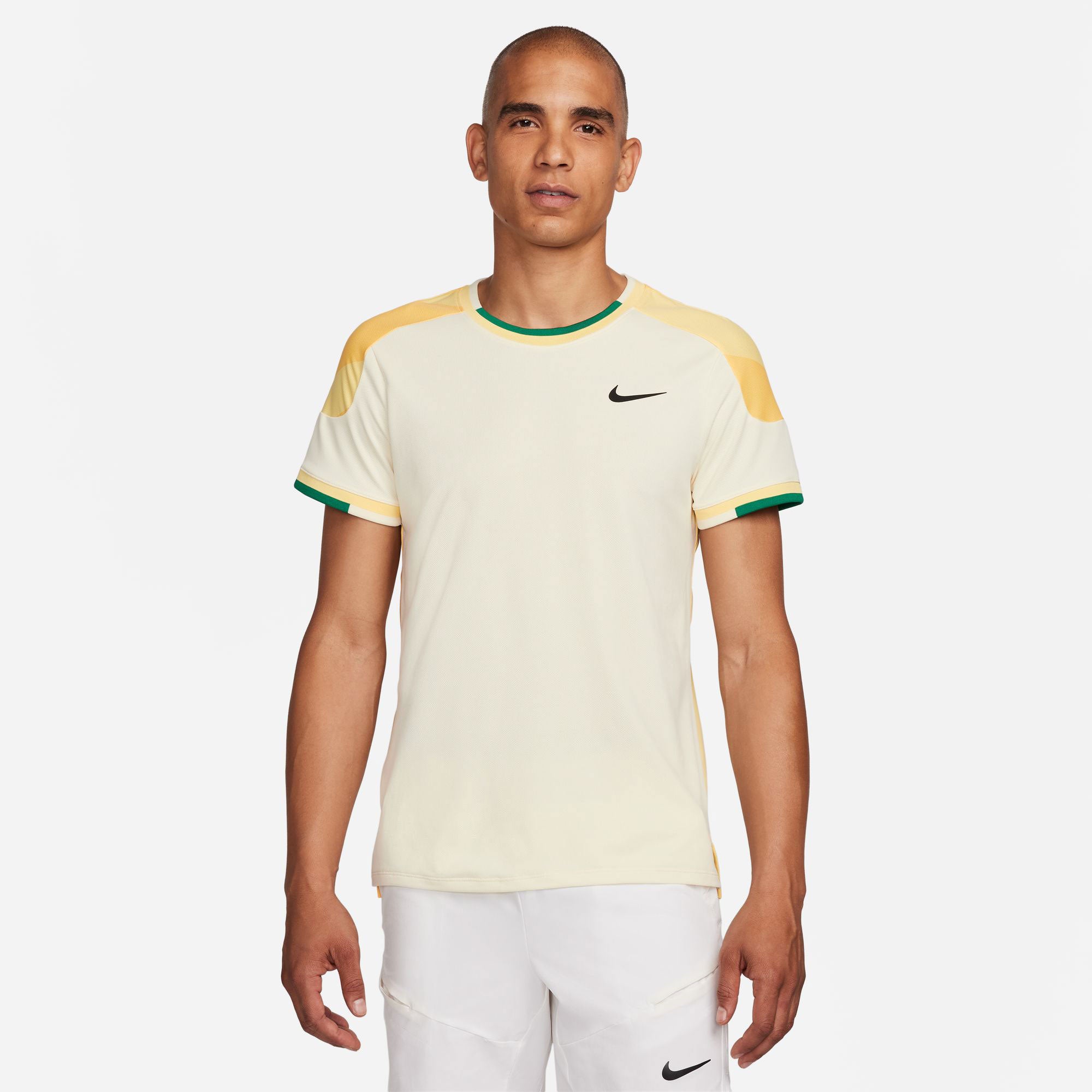 NikeCourt Slam Melbourne Men's Dri-FIT Tennis Shirt - White (1)