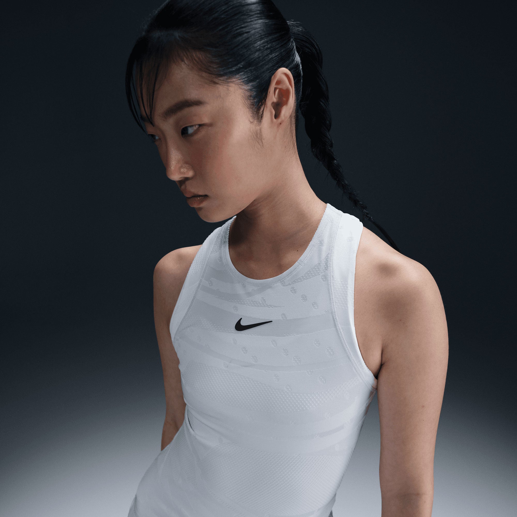 NikeCourt Slam Melbourne Women's Dri-FIT ADV Tennis Tank Grey