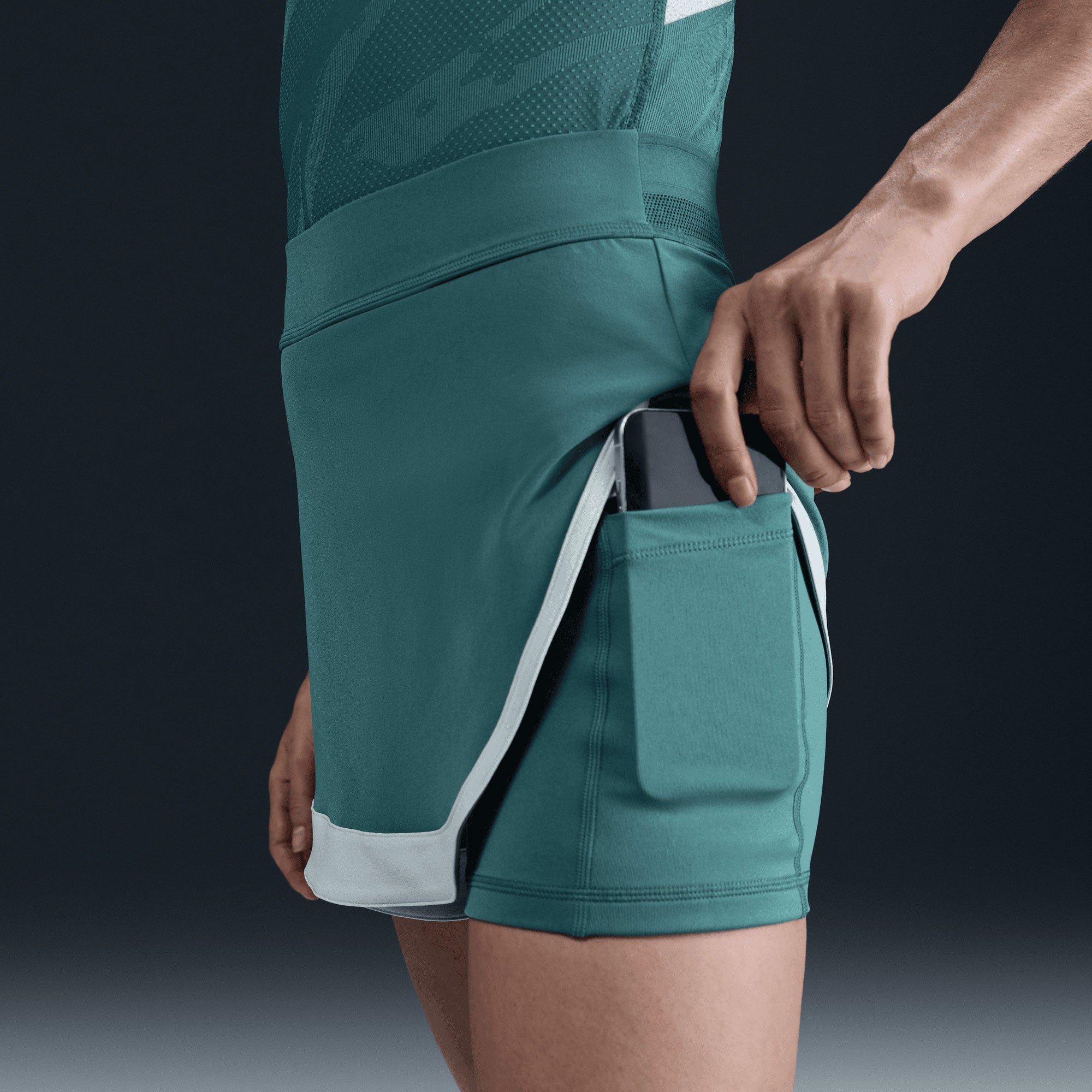 NikeCourt Slam Melbourne Women's Dri-FIT High-Waisted Tennis Skort - Groen (7)