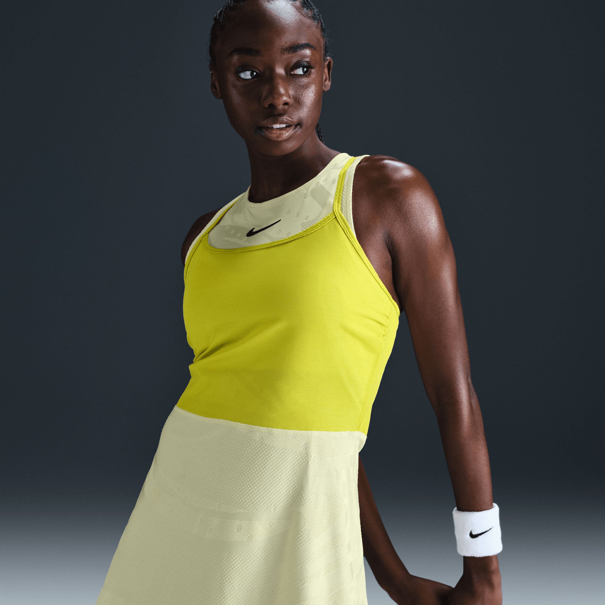 NikeCourt Slam Melbourne Women's Dri-FIT Tennis Dress - Green (3)