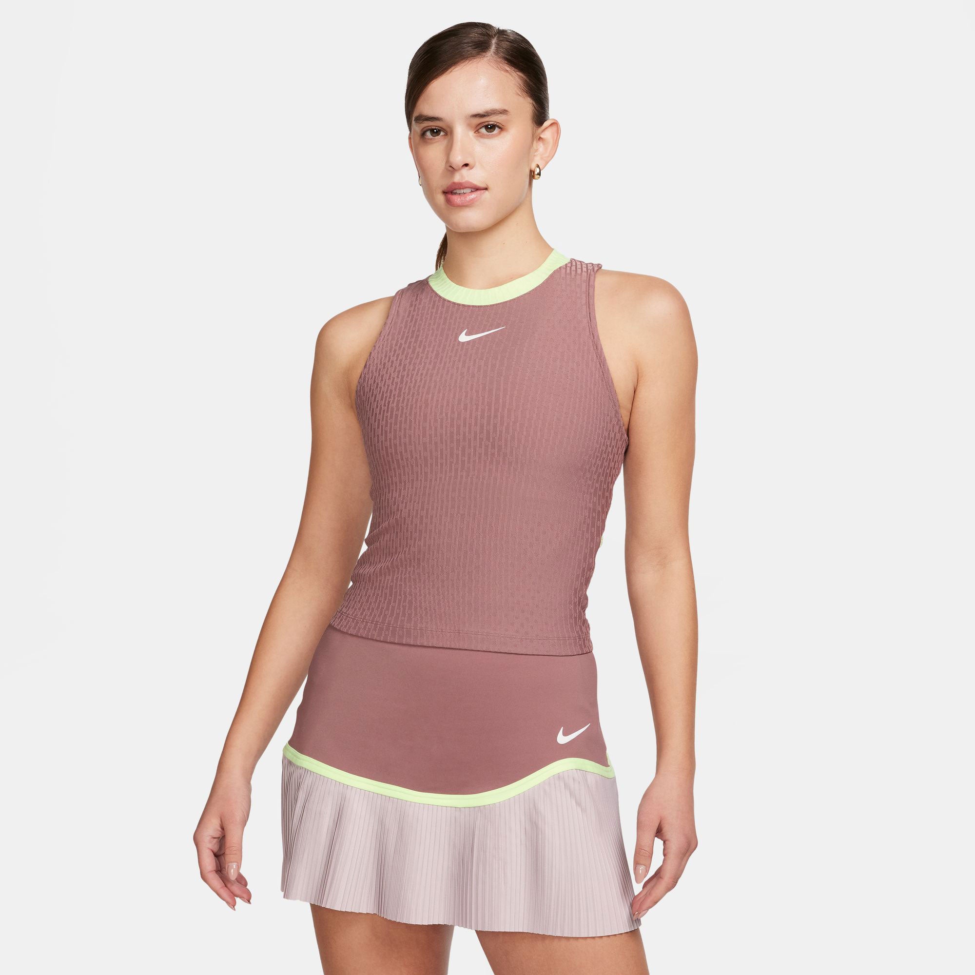 NikeCourt Slam Melbourne Women's Dri-FIT Tennis Tank - Brown (1)