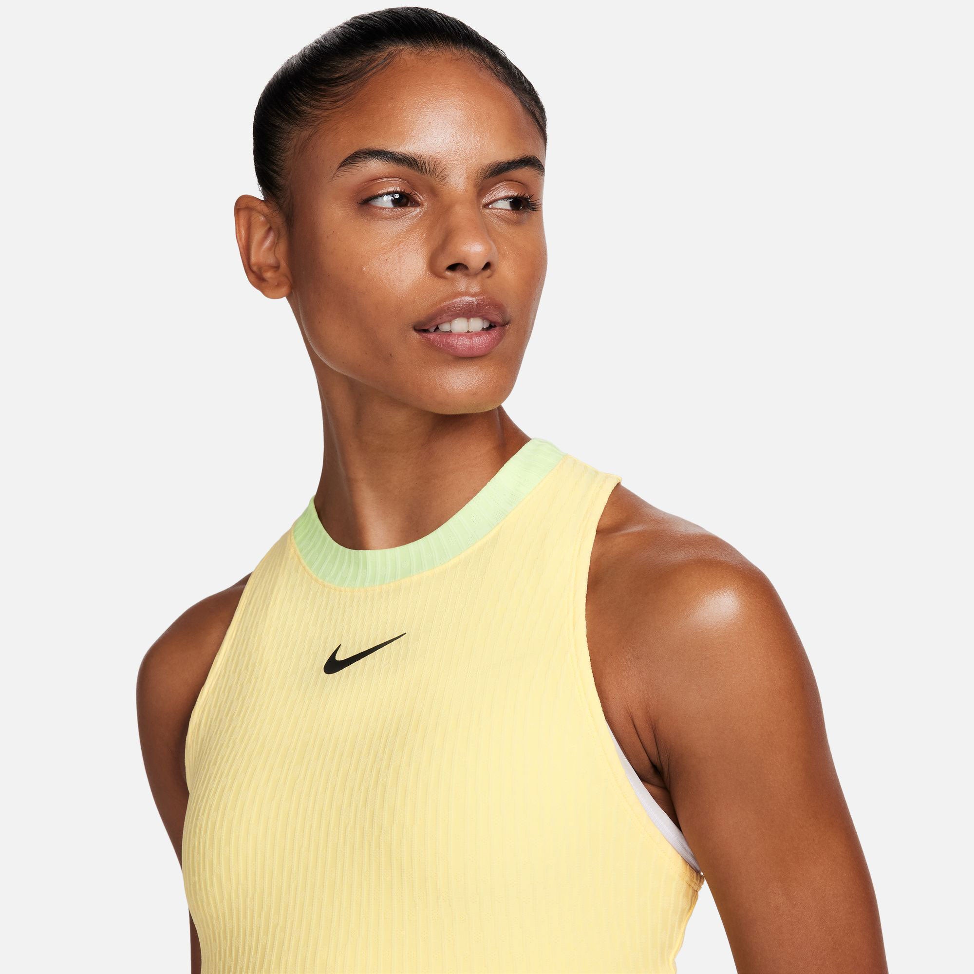 NikeCourt Slam Melbourne Women's Dri-FIT Tennis Tank - Yellow (3)
