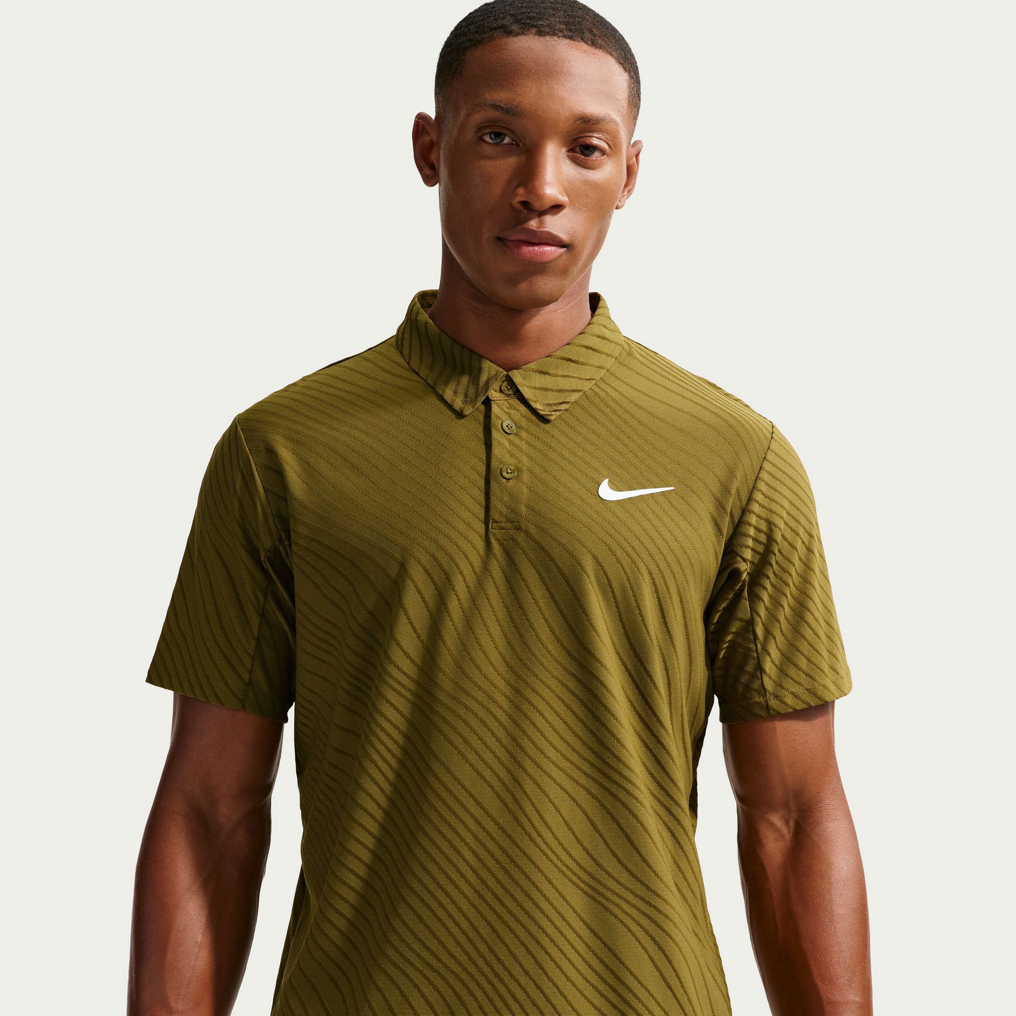 NikeCourt Slam Men's Dri-FIT ADV Tennis Polo - Green (1)