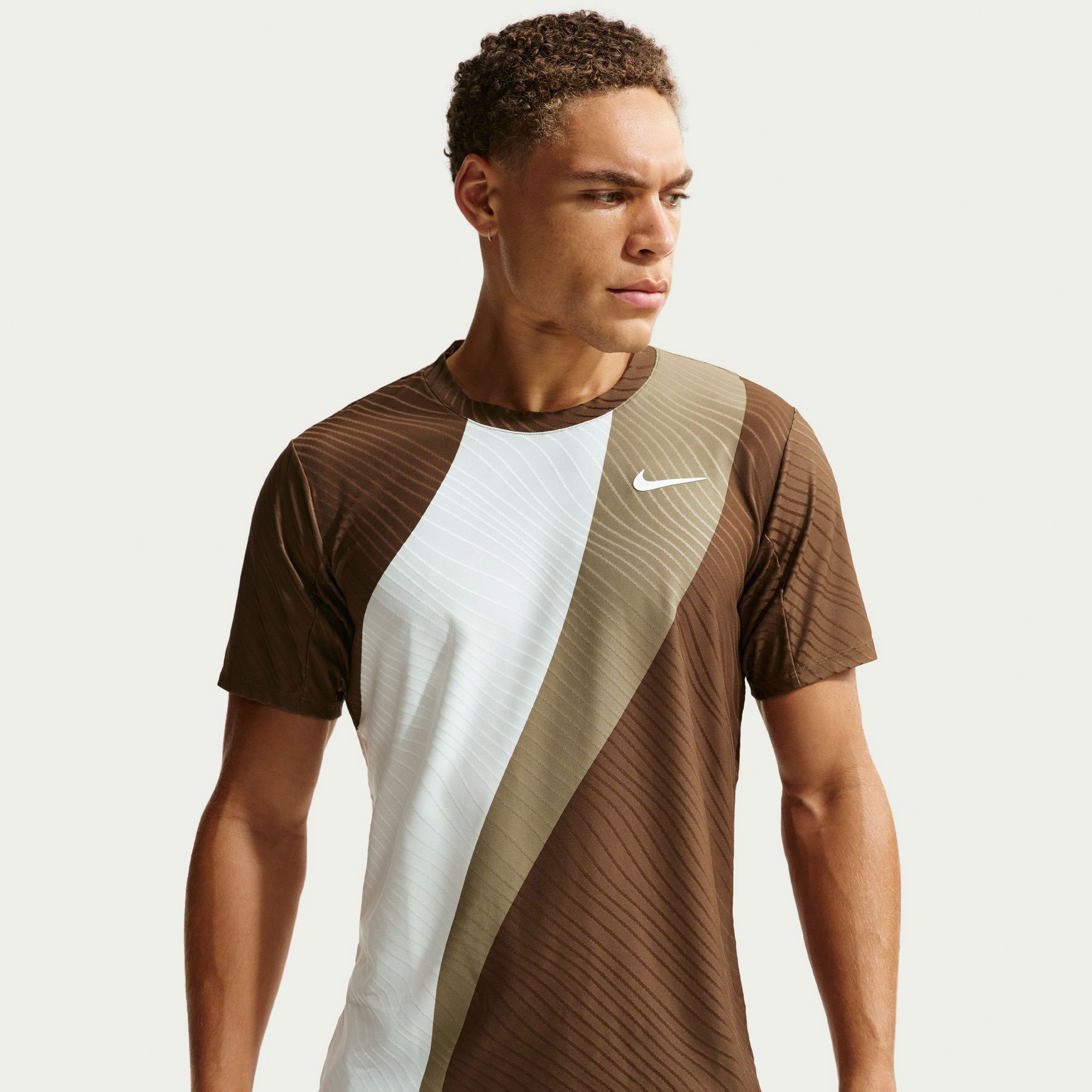 NikeCourt Slam Men's Dri-FIT ADV Tennis Shirt - White (1)