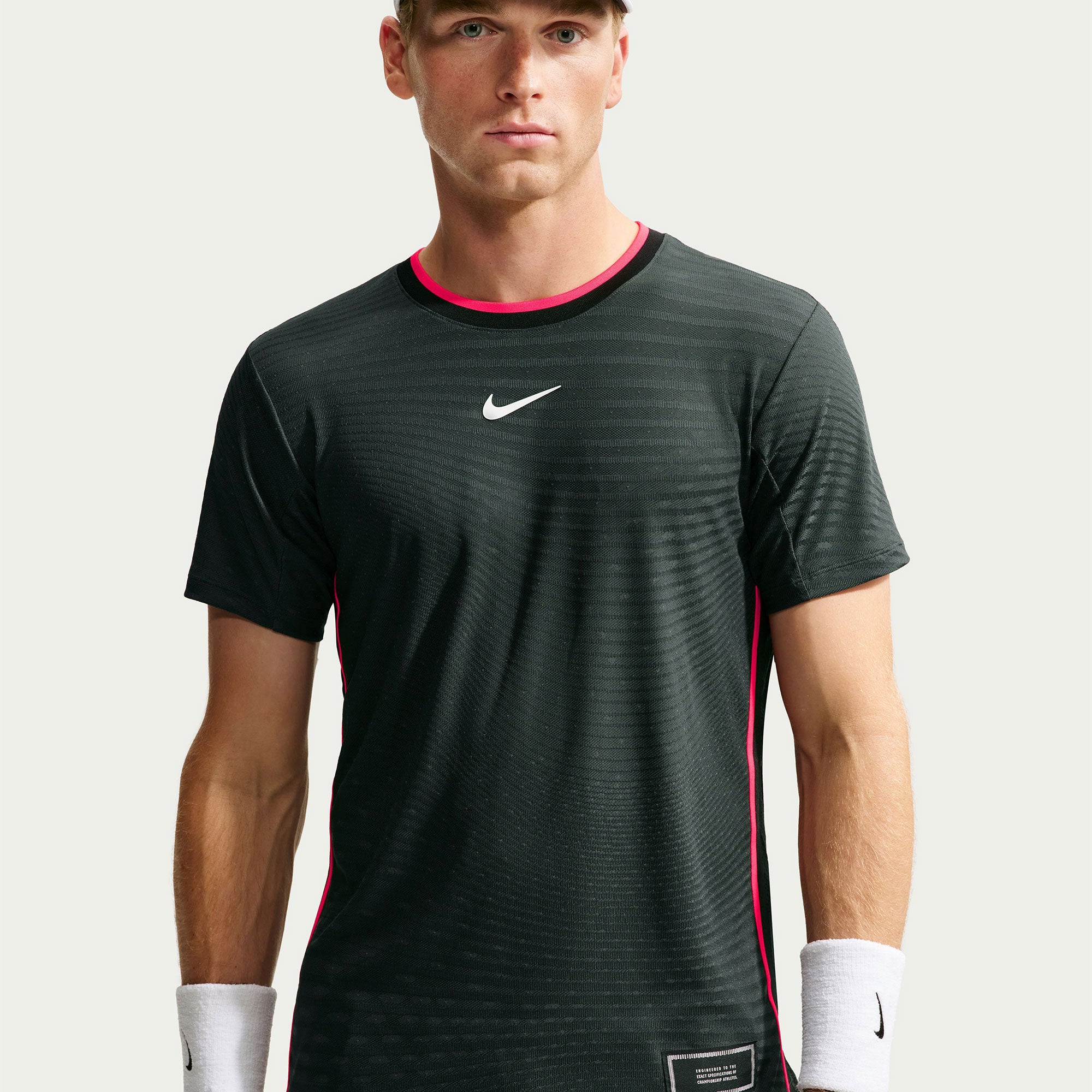 NikeCourt Slam New York Men's Aero-FIT Tennis Shirt - Green (1)