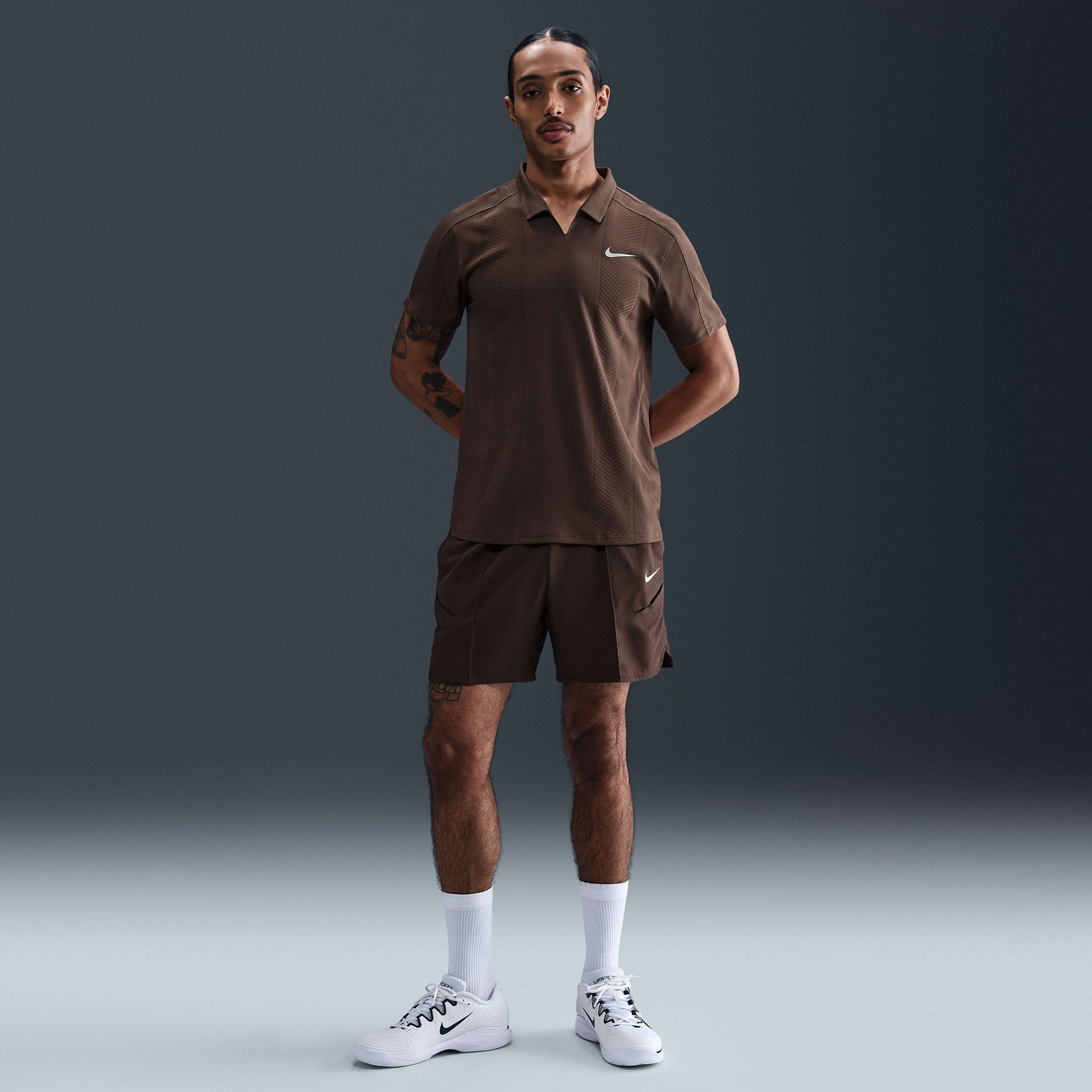 NikeCourt Slam New York Men's Dri-FIT ADV Tennis Polo - Brown (4)
