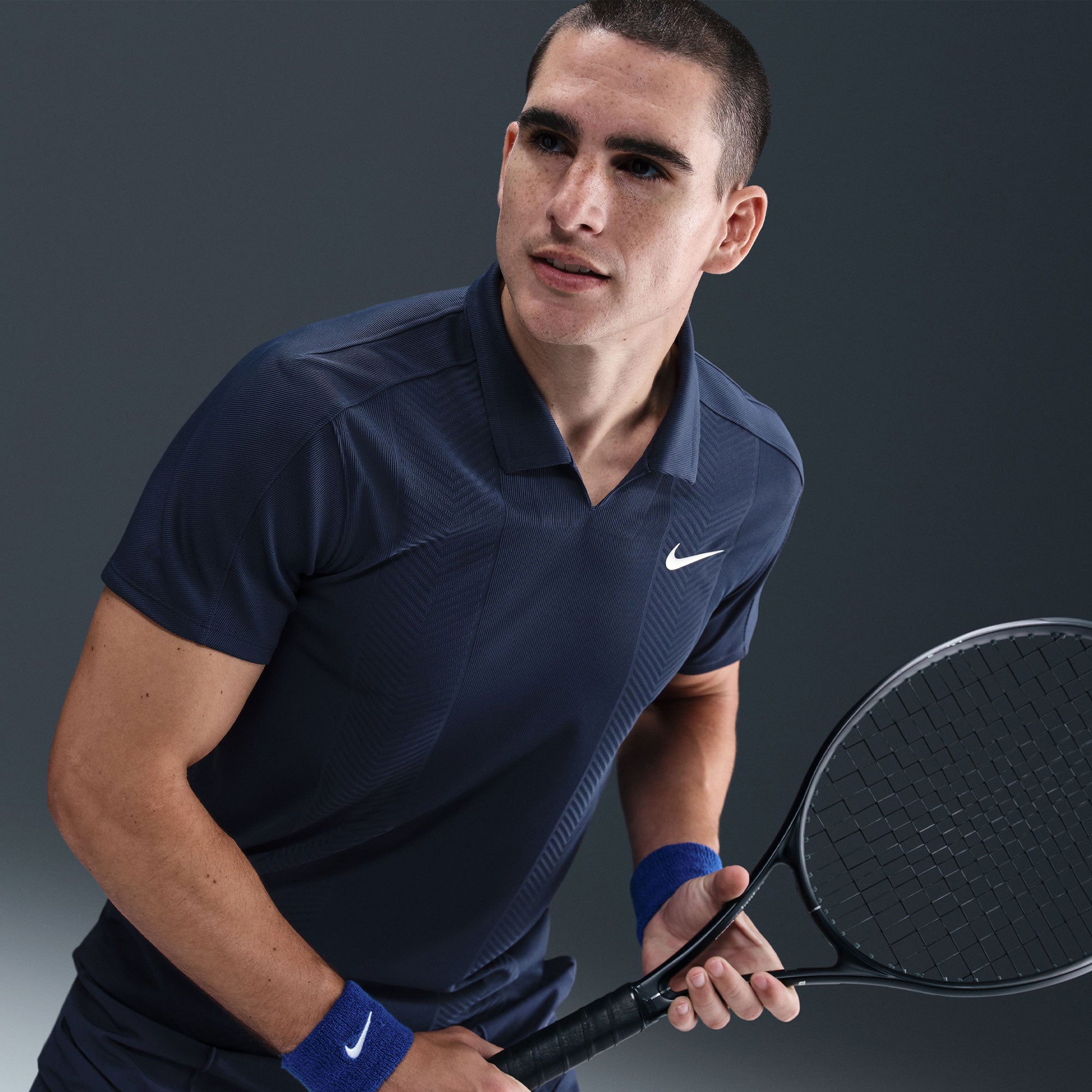 NikeCourt Slam New York Men's Dri-FIT ADV Tennis Polo - Dark Blue (3)