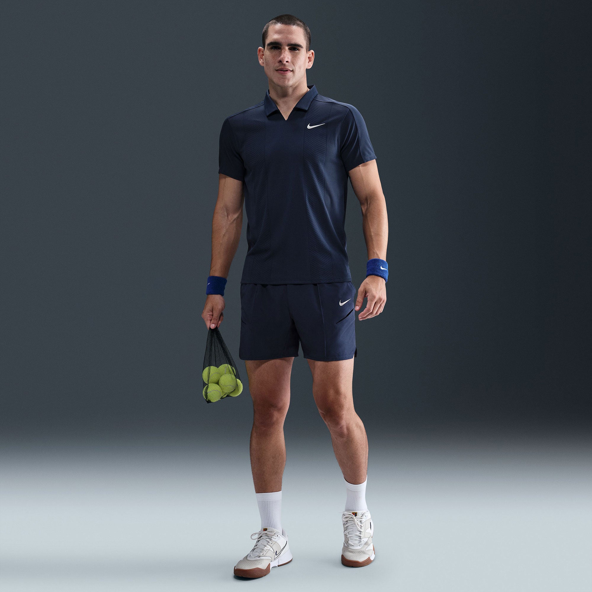NikeCourt Slam New York Men's Dri-FIT ADV Tennis Polo - Dark Blue (4)