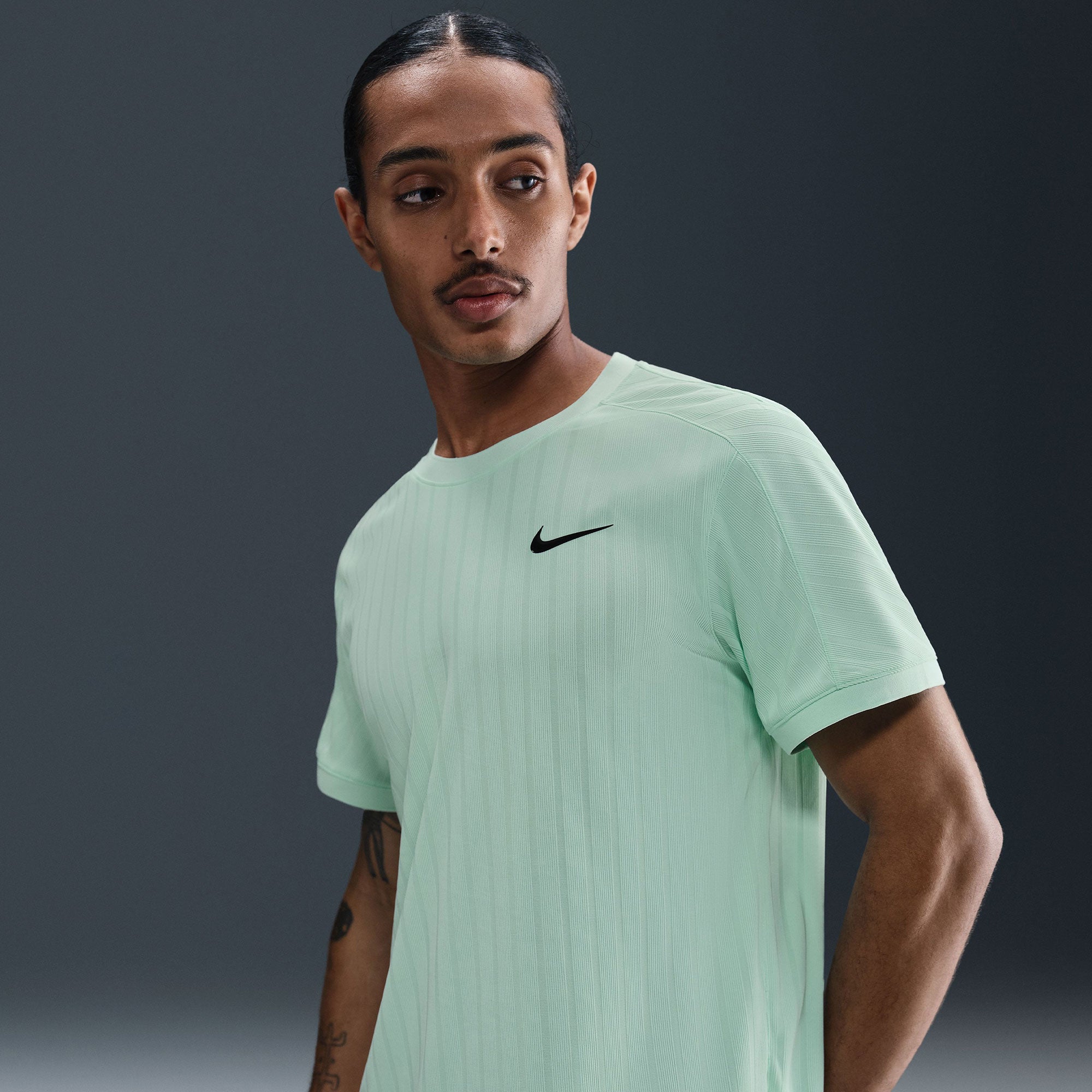 NikeCourt Slam New York Men's Dri-FIT ADV Tennis Shirt - Green (1)