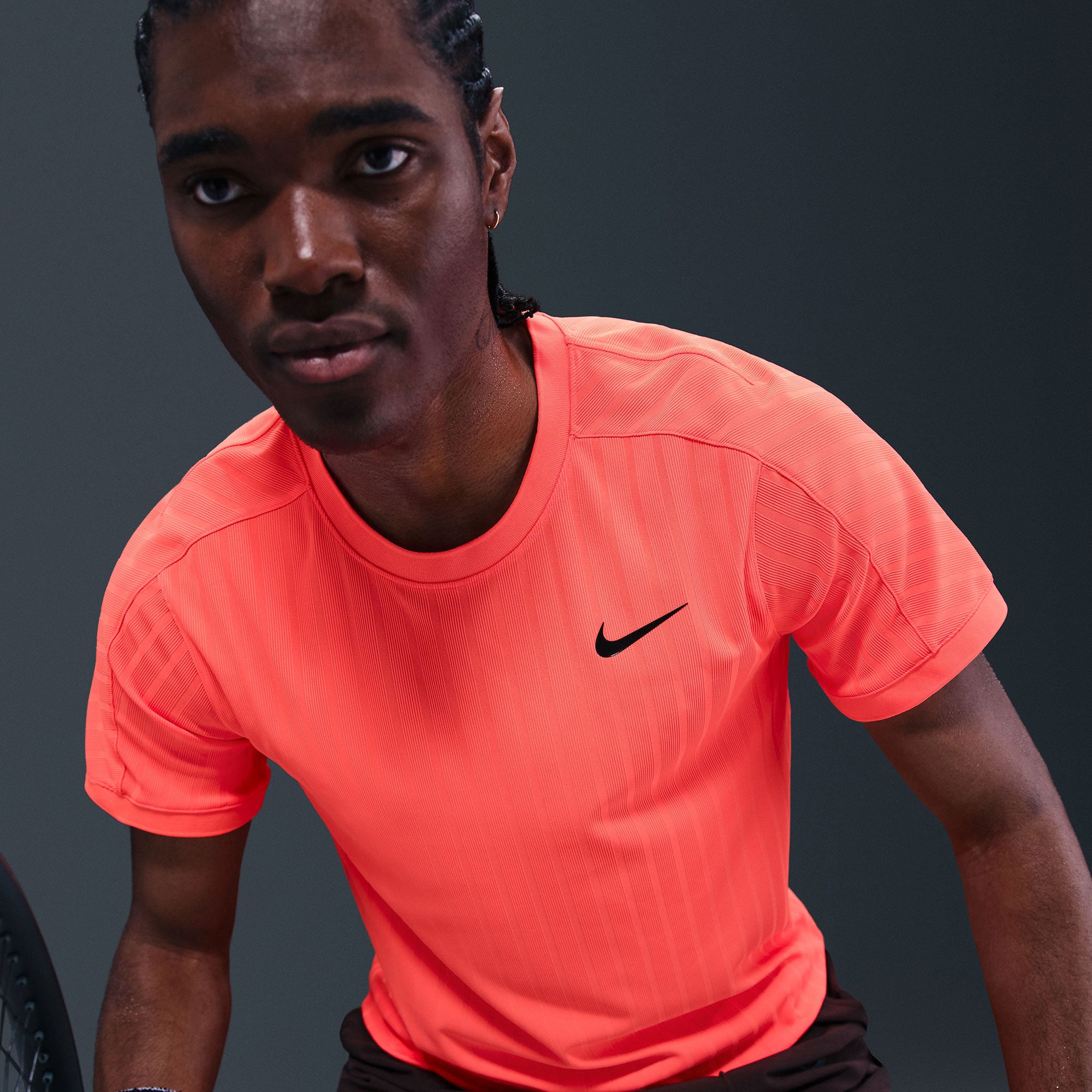 NikeCourt Slam New York Men's Dri-FIT ADV Tennis Shirt - Orange (3)