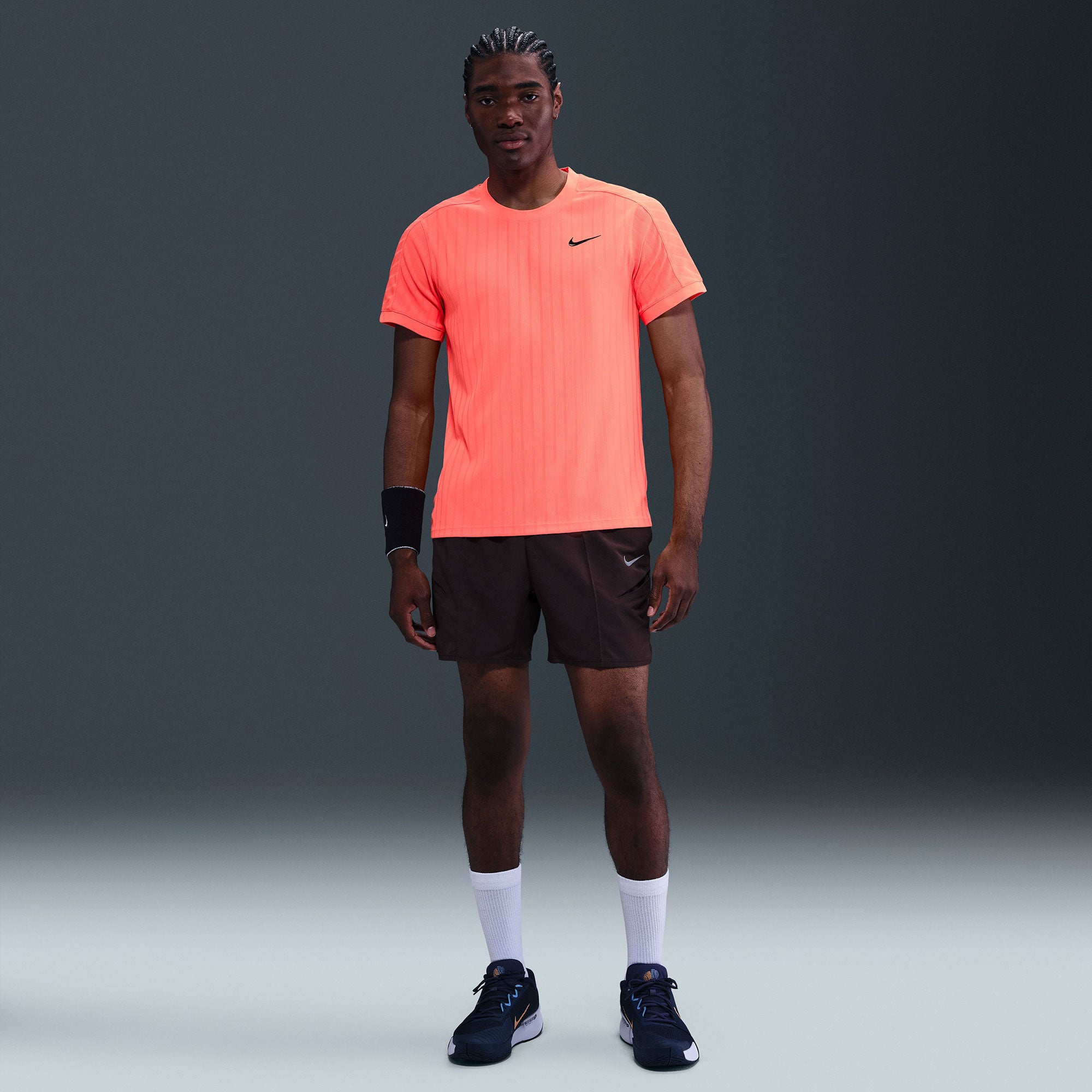 NikeCourt Slam New York Men's Dri-FIT ADV Tennis Shirt - Orange (4)