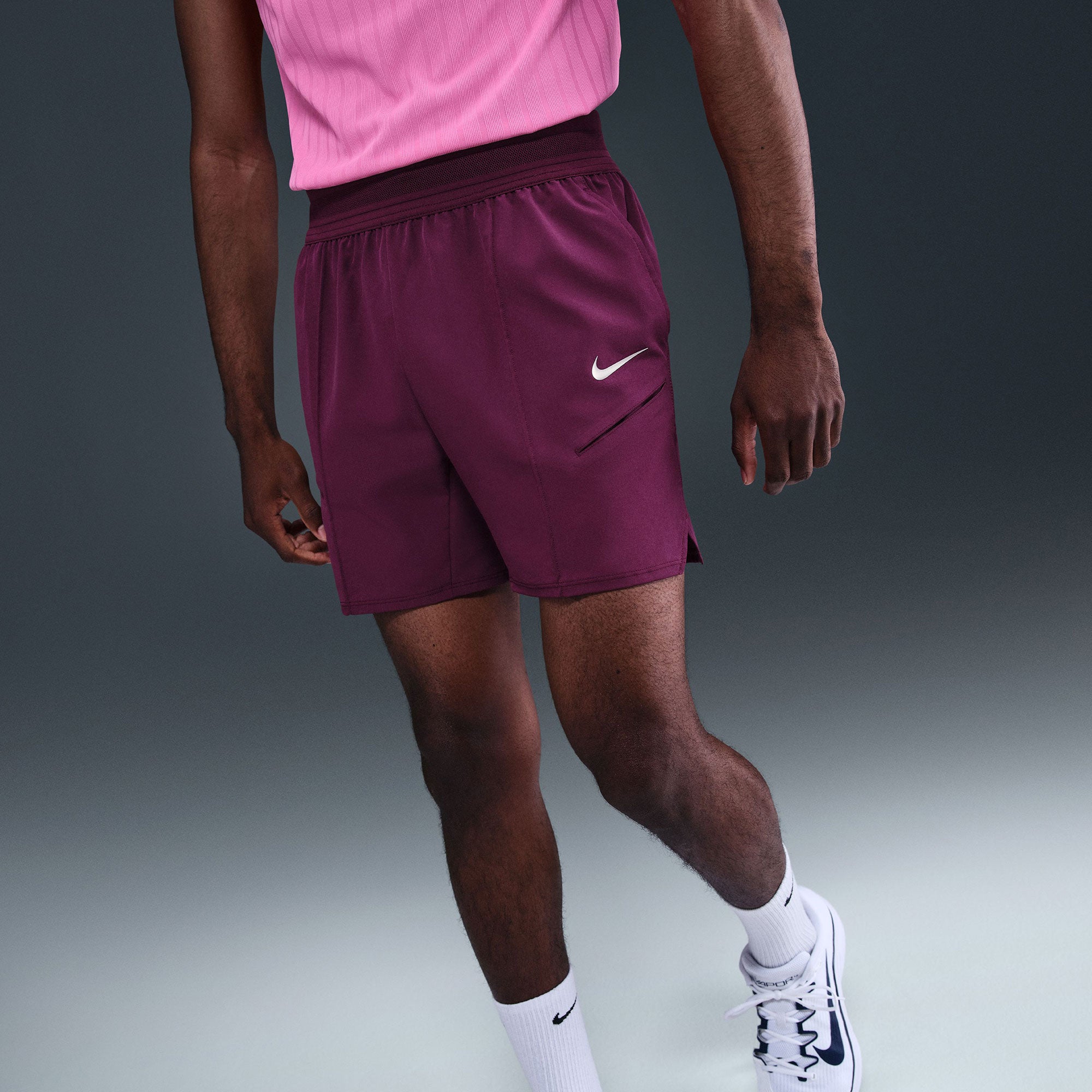 NikeCourt Slam New York Men's Dri-FIT 6-Inch Tennis Shorts - Red (3)