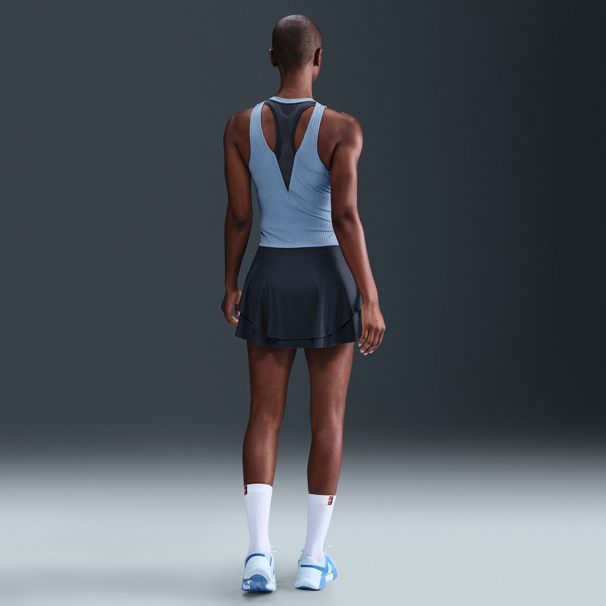 NikeCourt Slam New York Women's Dri-FIT High-Waisted Tennis Skirt - Blue (2)
