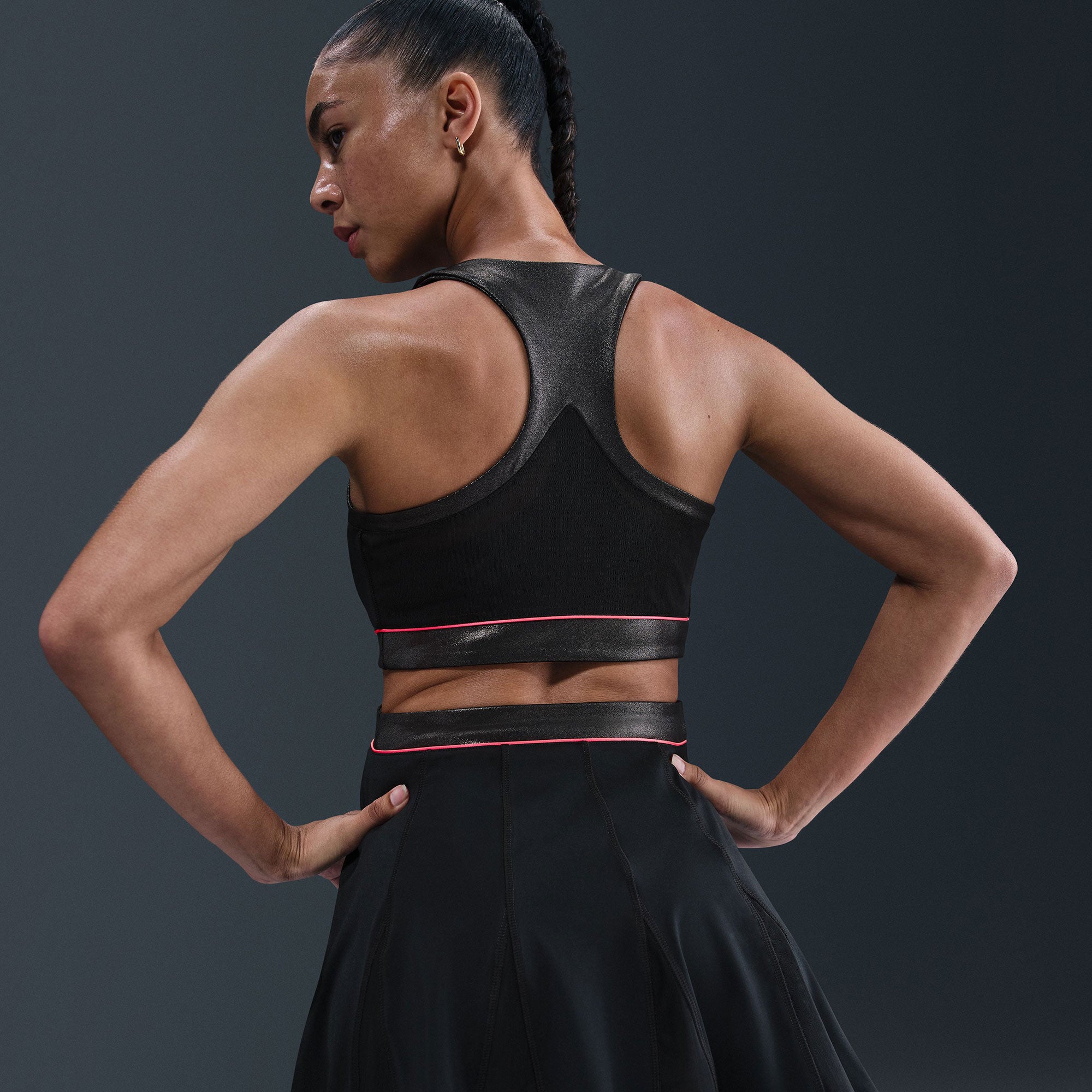 NikeCourt Slam New York Women's Dri-FIT Tennis Dress 2 - Black (4)