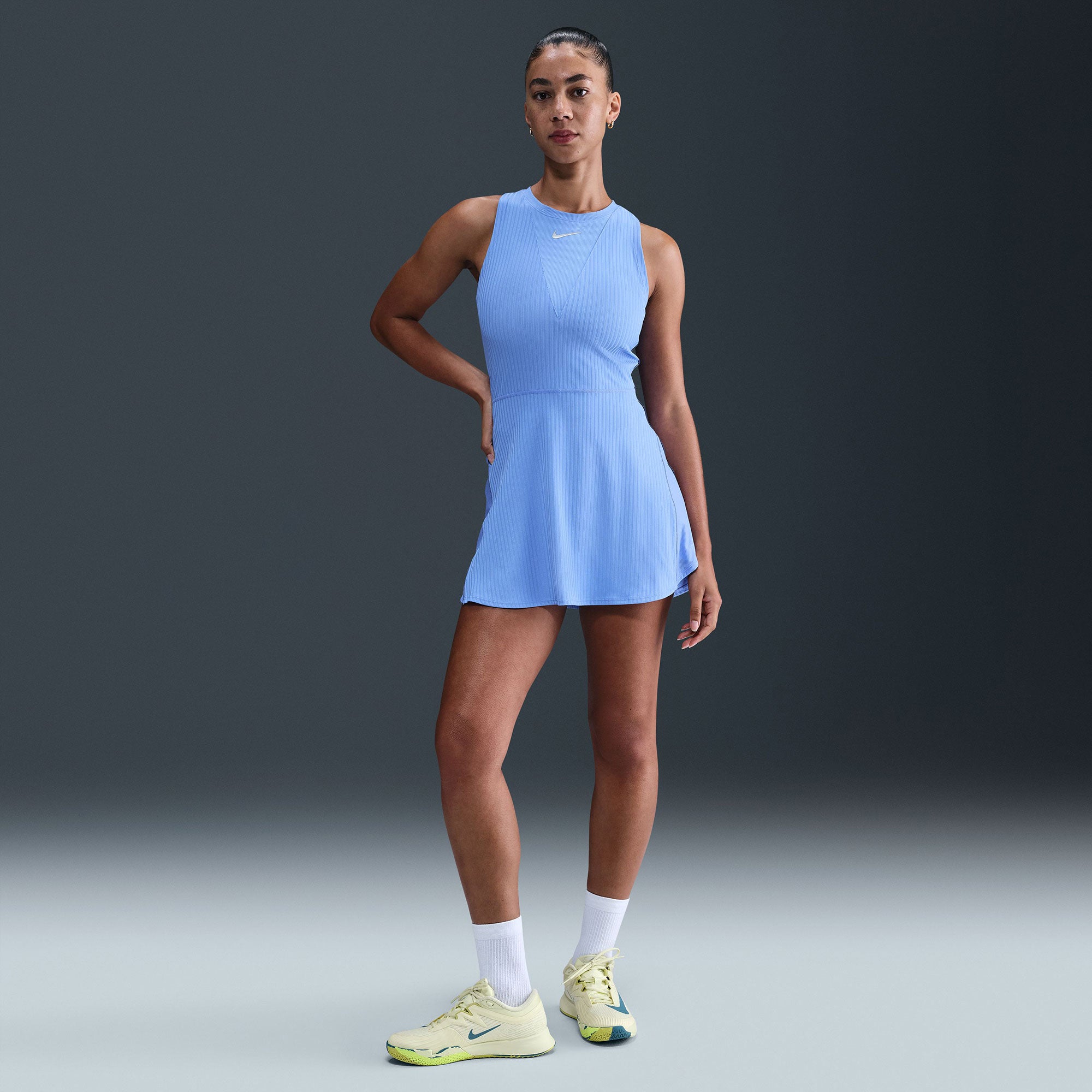 NikeCourt Slam New York Women's Dri-FIT Tennis Dress - Blue (1)