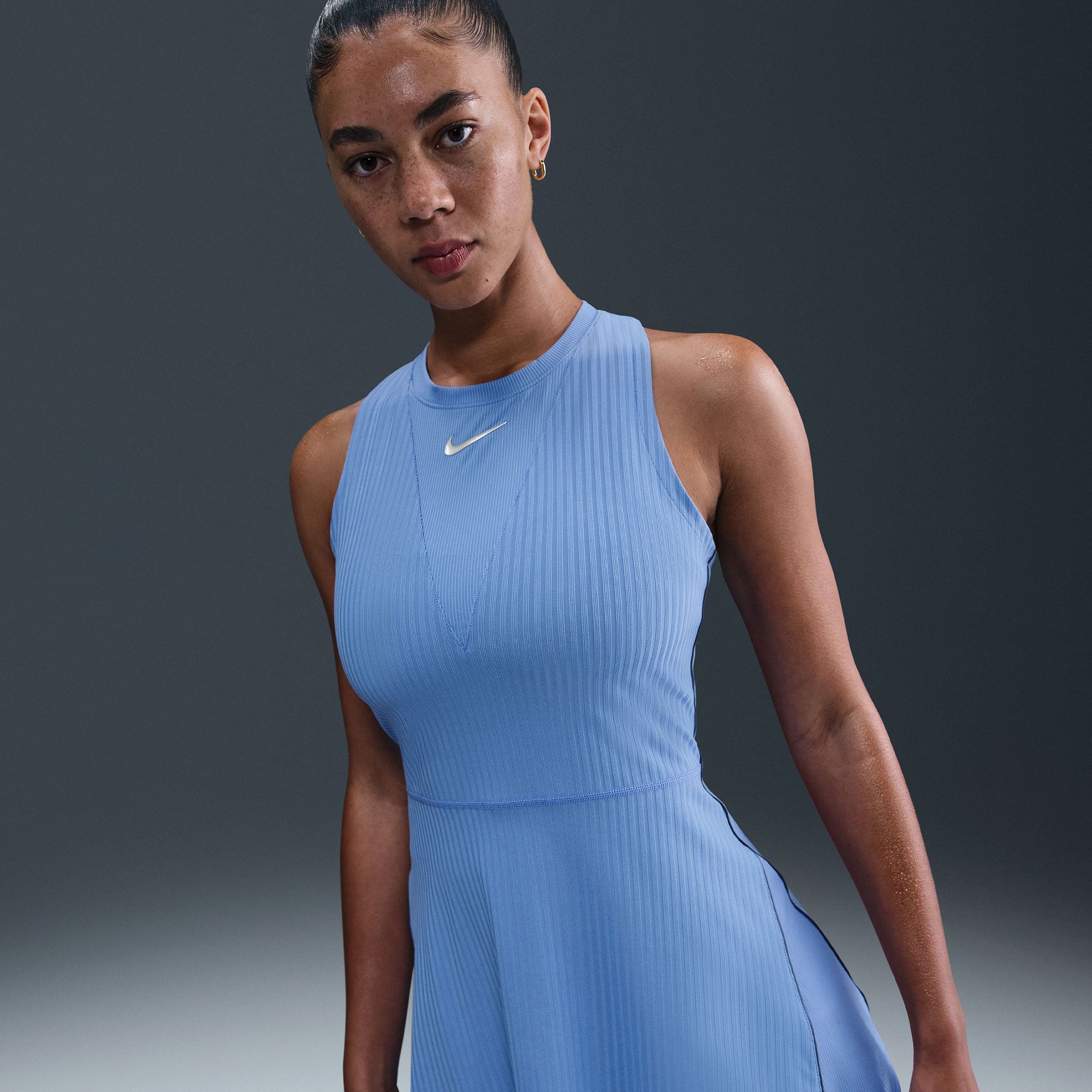 NikeCourt Slam New York Women's Dri-FIT Tennis Dress - Blue (3)