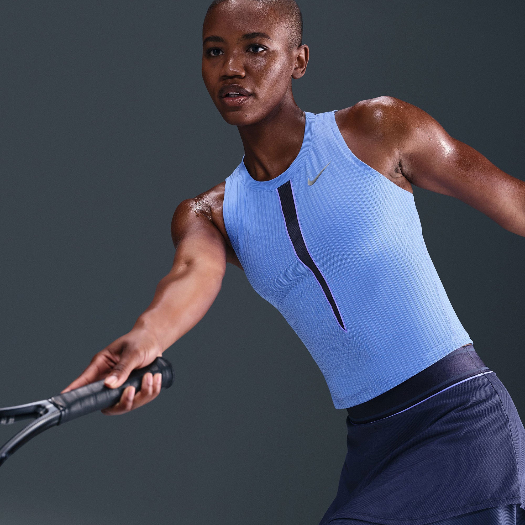 NikeCourt Slam New York Women's Dri-FIT Tennis Tank - Blue (3)