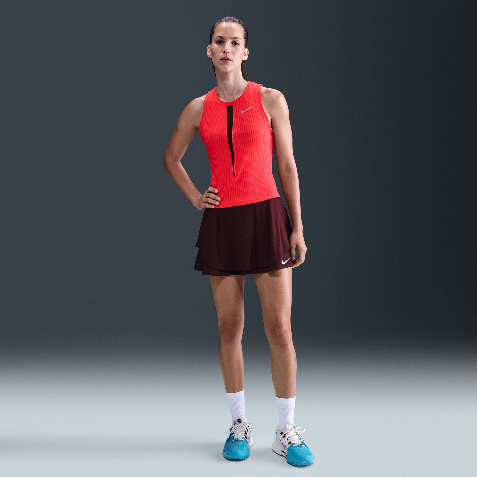 NikeCourt Slam New York Women's Dri-FIT Tennis Tank - Red (4)