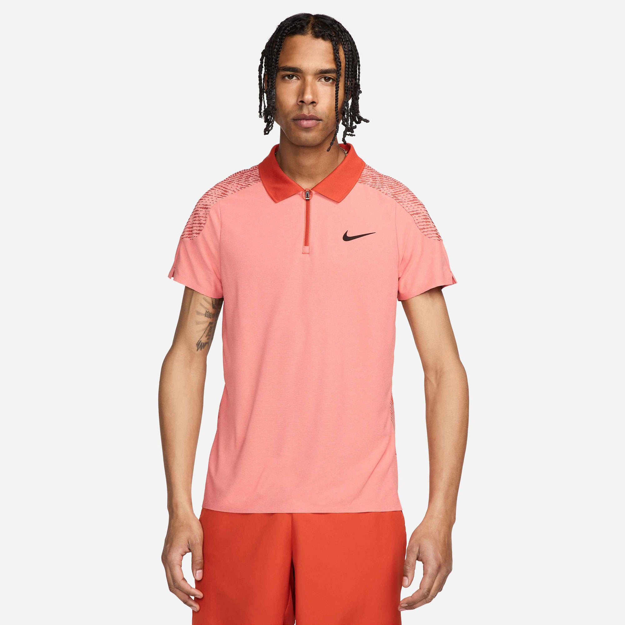 NikeCourt Slam Paris Men's Dri-FIT ADV Tennis Polo - Orange (1)