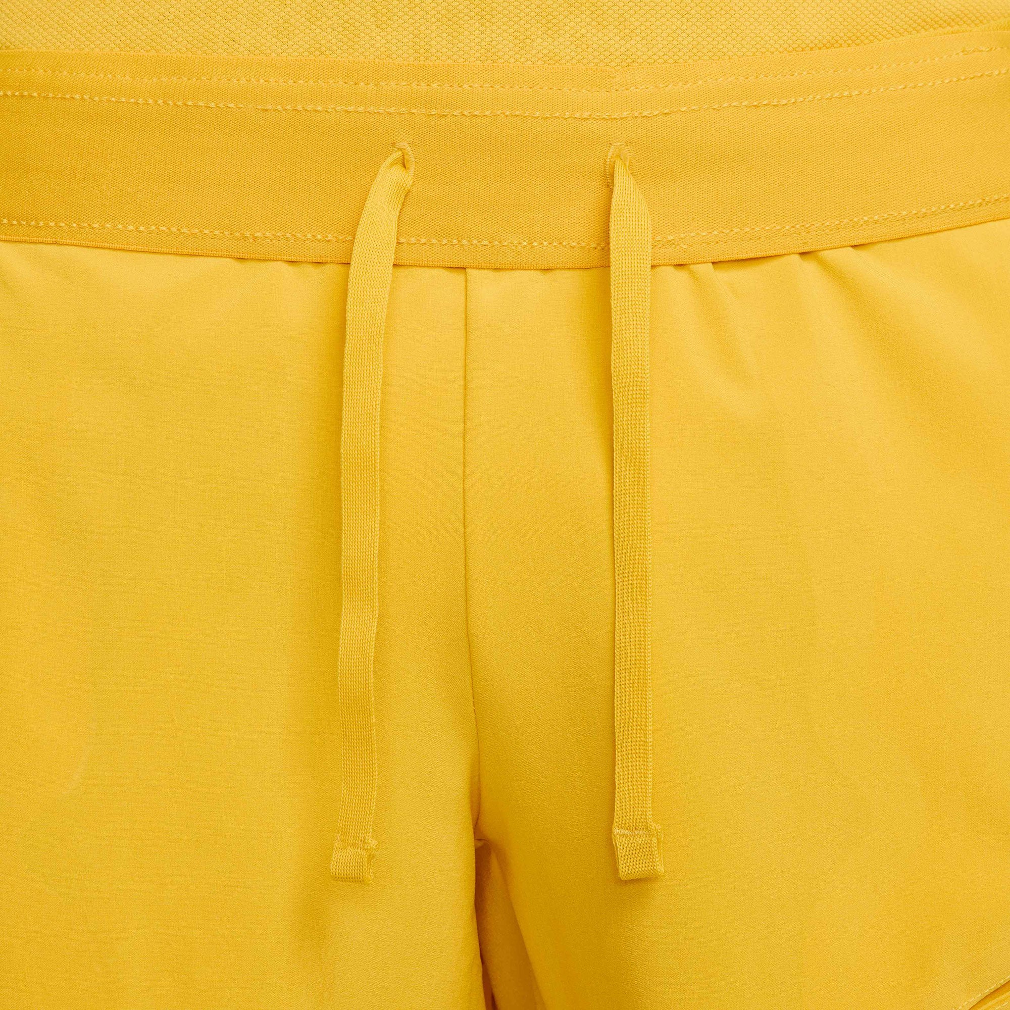 NikeCourt Slam Paris Men's Dri-FIT Tennis Shorts - Yellow (4)
