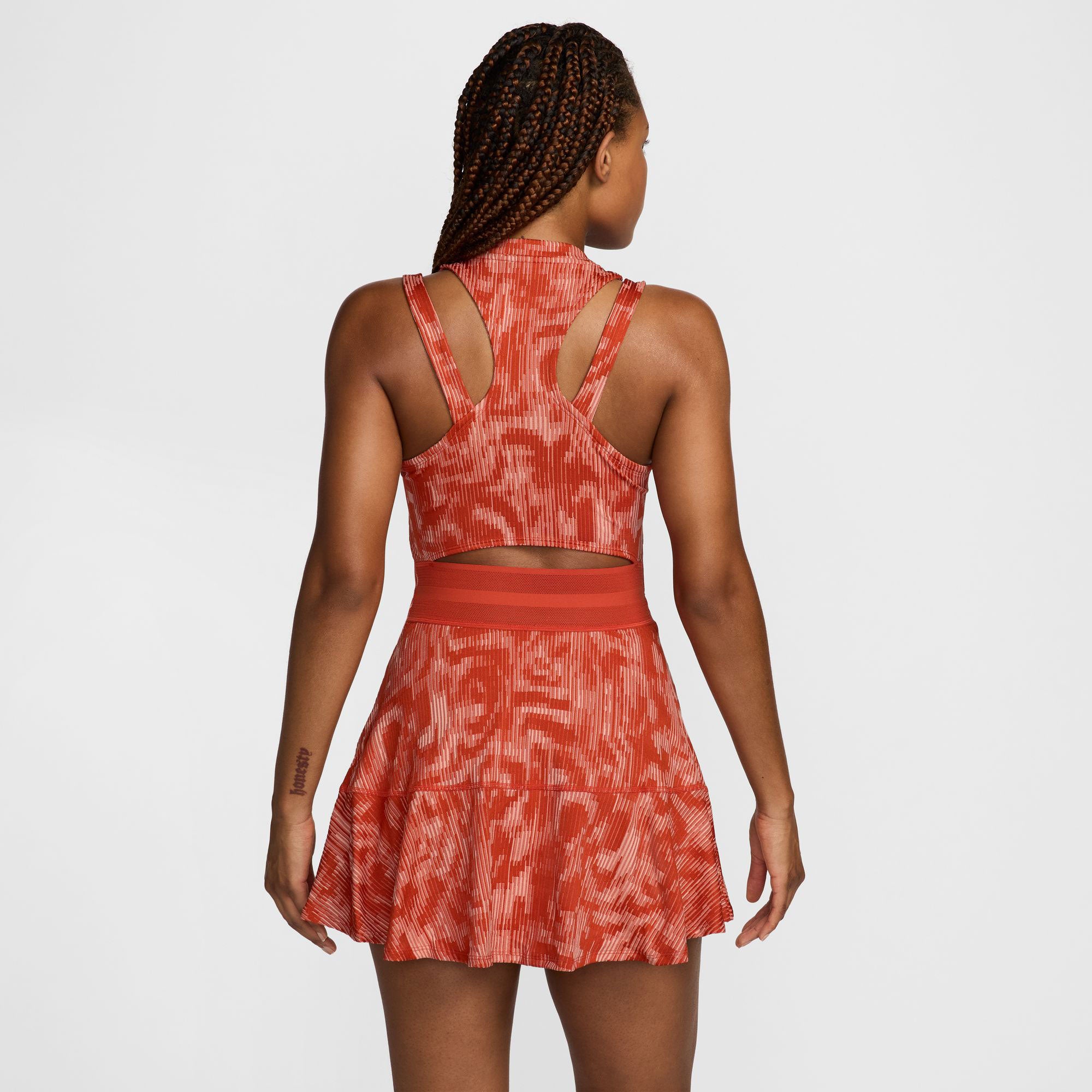 NikeCourt Slam Paris Women's Dri-FIT Tennis Dress - Orange (2)