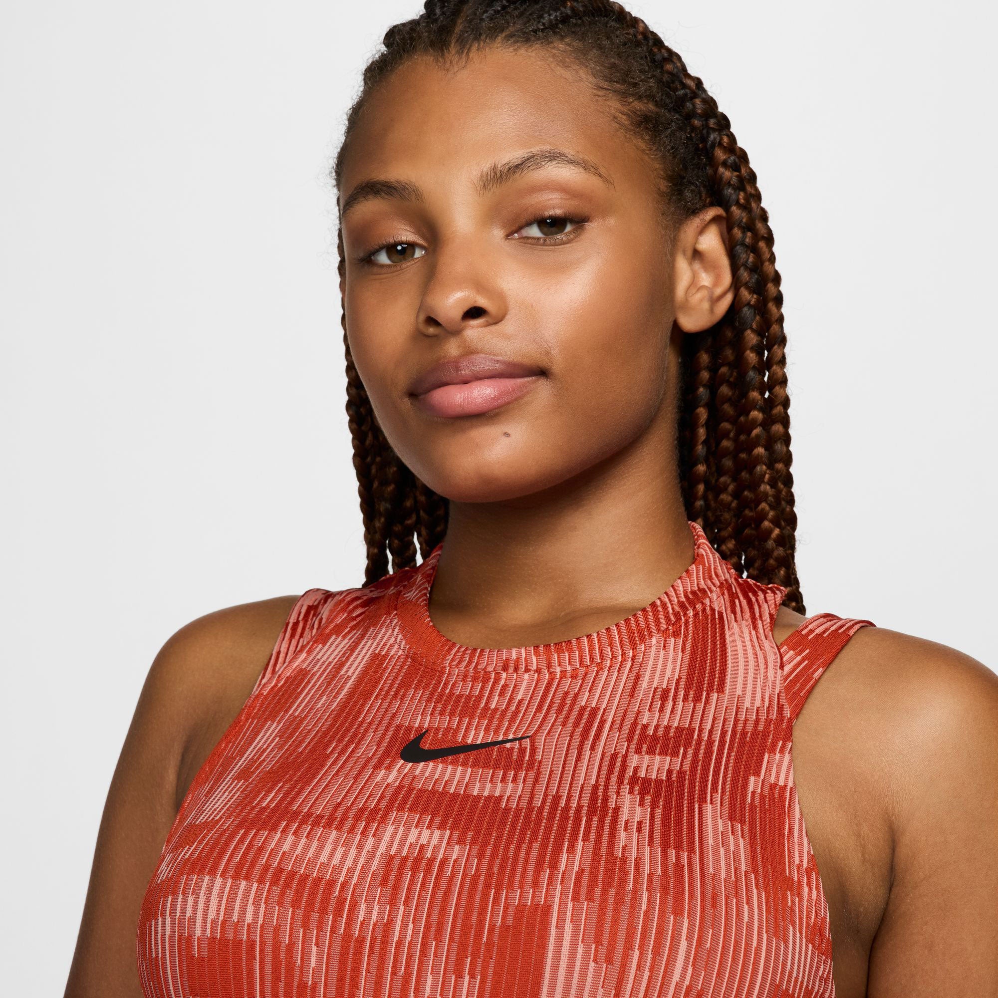 NikeCourt Slam Paris Women's Dri-FIT Tennis Dress - Orange (3)