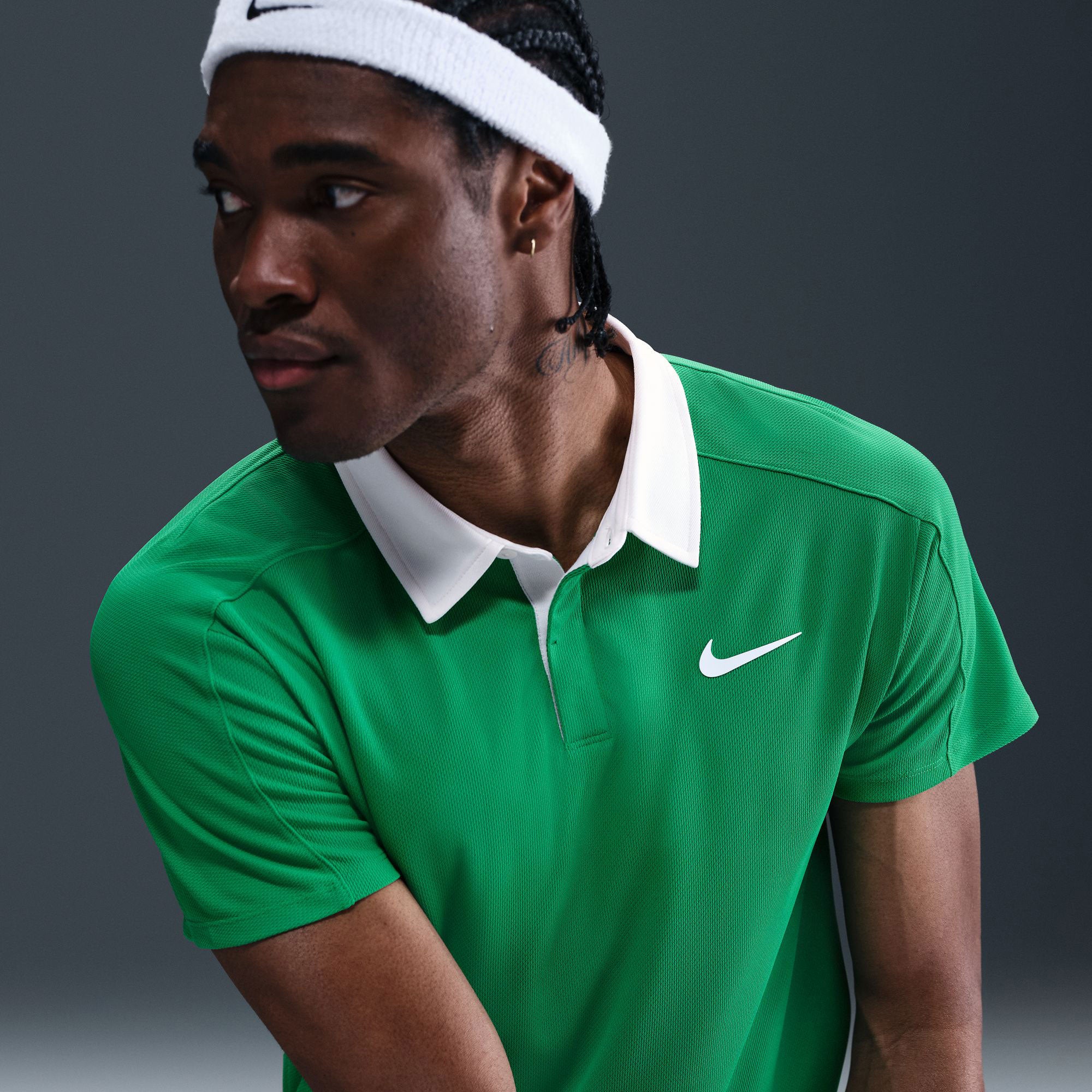 NikeCourt Slam RG Men's Dri-FIT ADV Tennis Polo - Green (3)