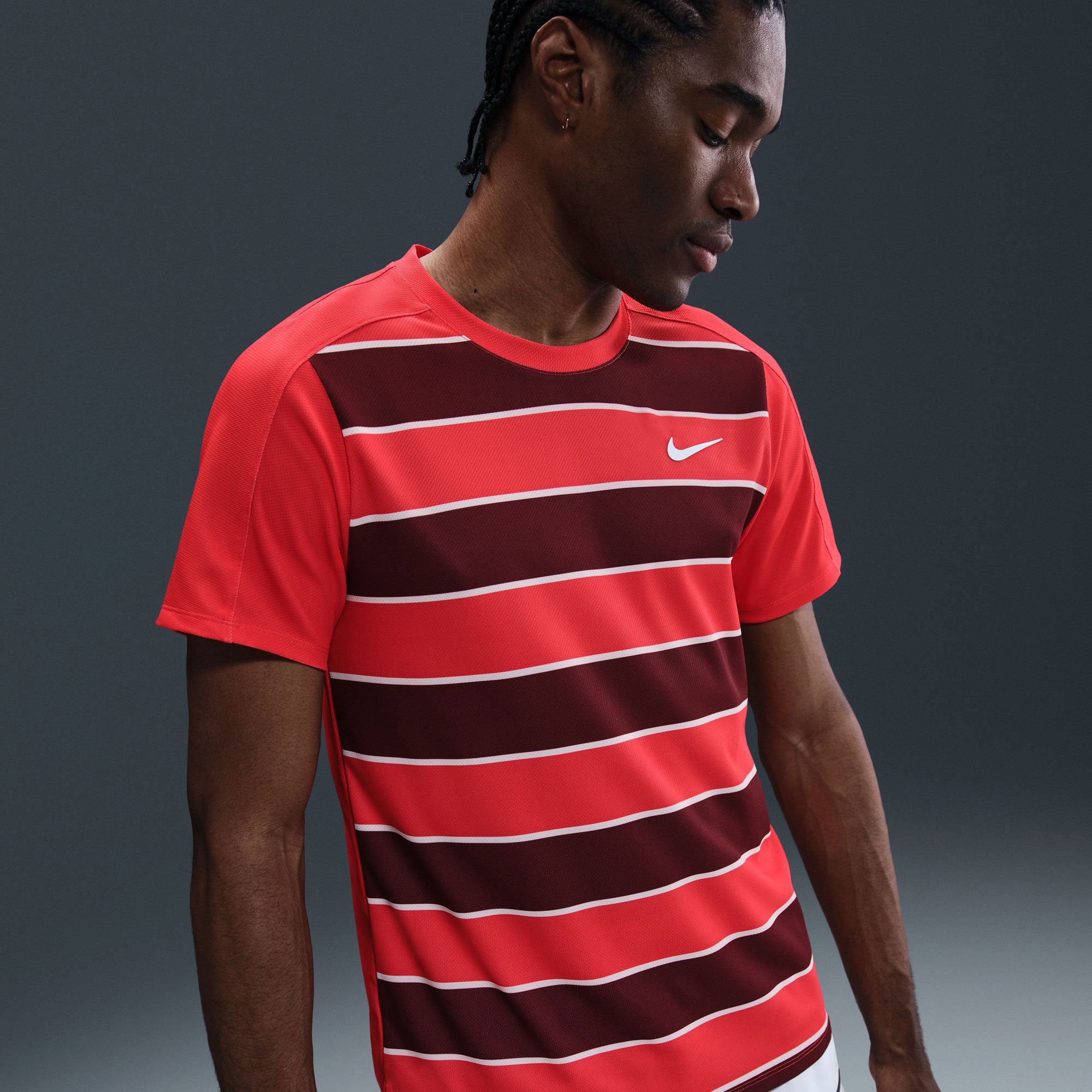NikeCourt Slam RG Men's Dri-FIT ADV Tennis Shirt - Red (1)