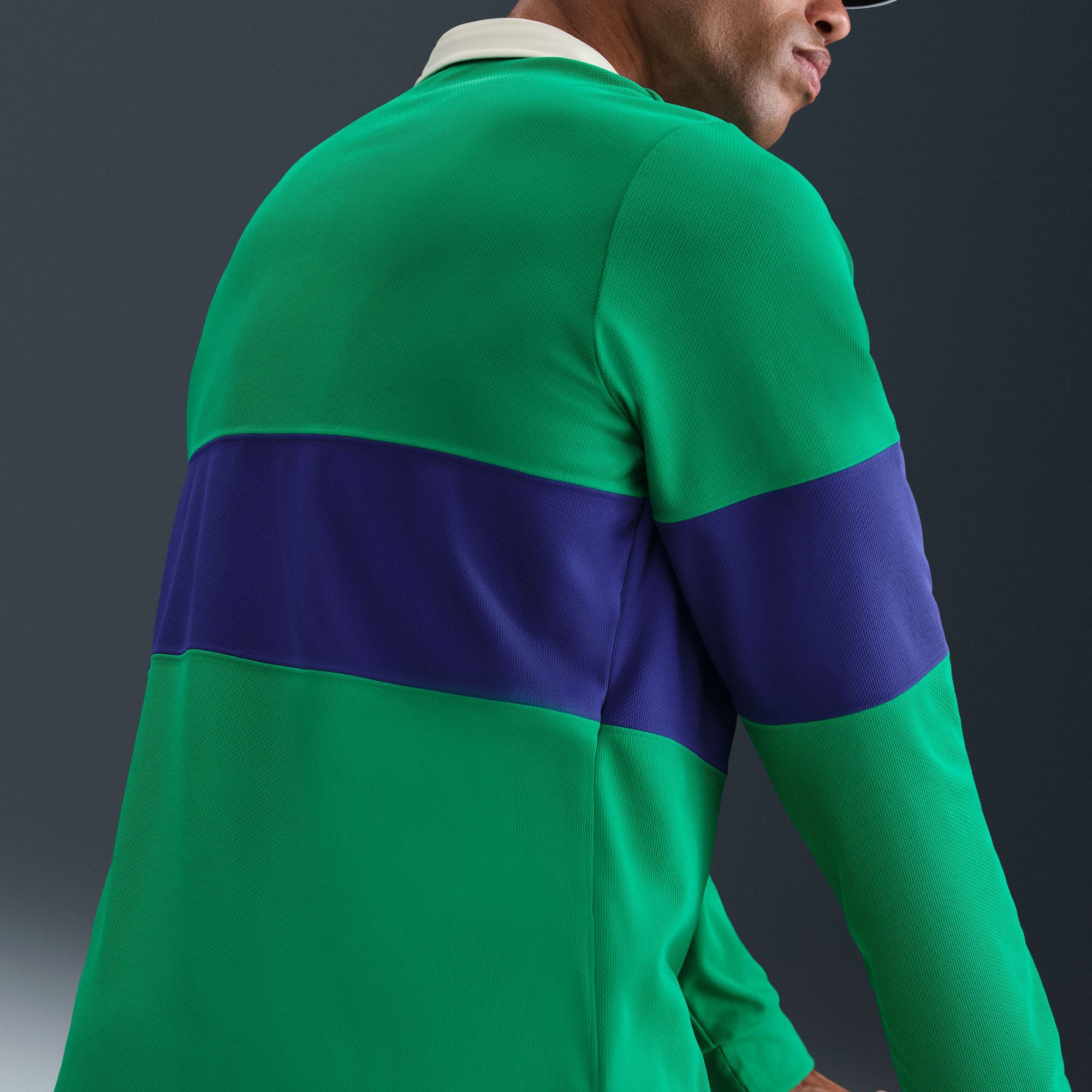 NikeCourt Slam RG Men's Dri-FIT Long Sleeve Tennis Polo - Green (2)