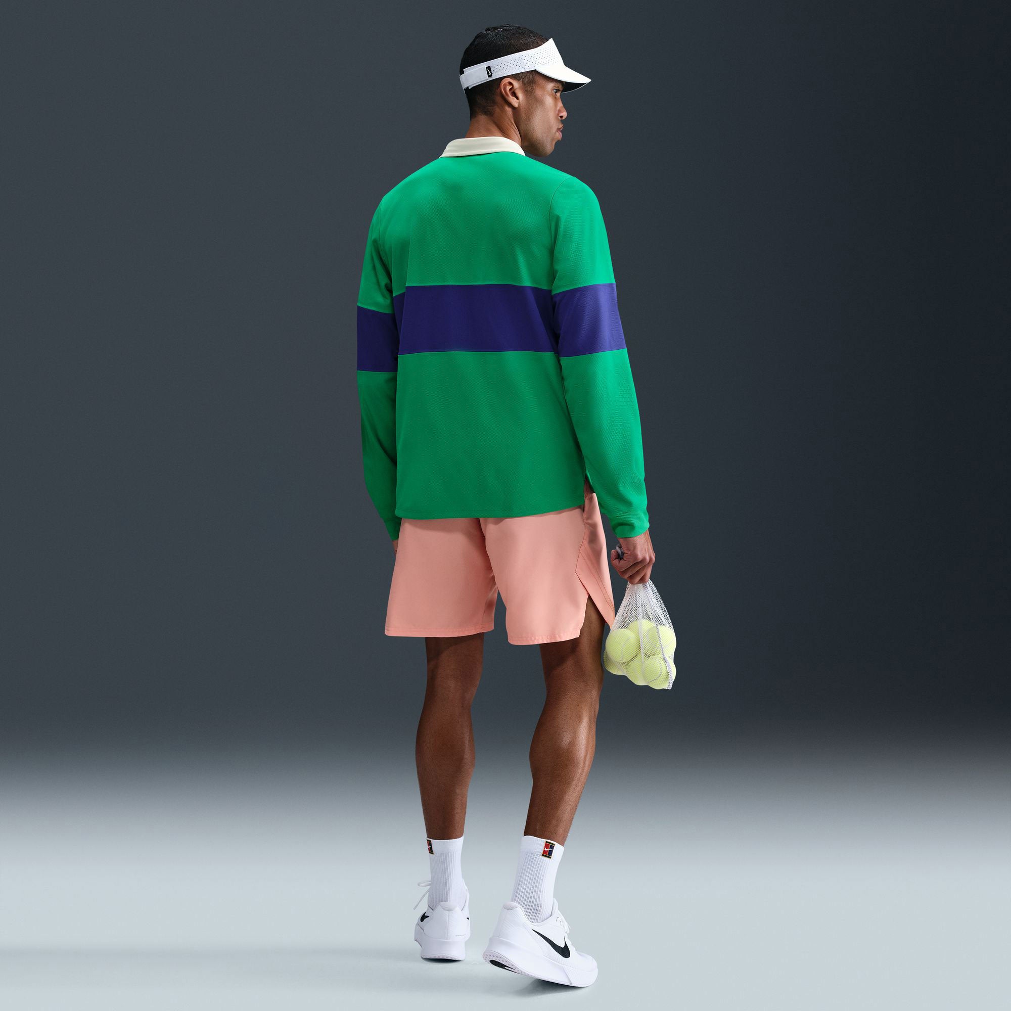 NikeCourt Slam RG Men's Dri-FIT Long Sleeve Tennis Polo - Green (5)