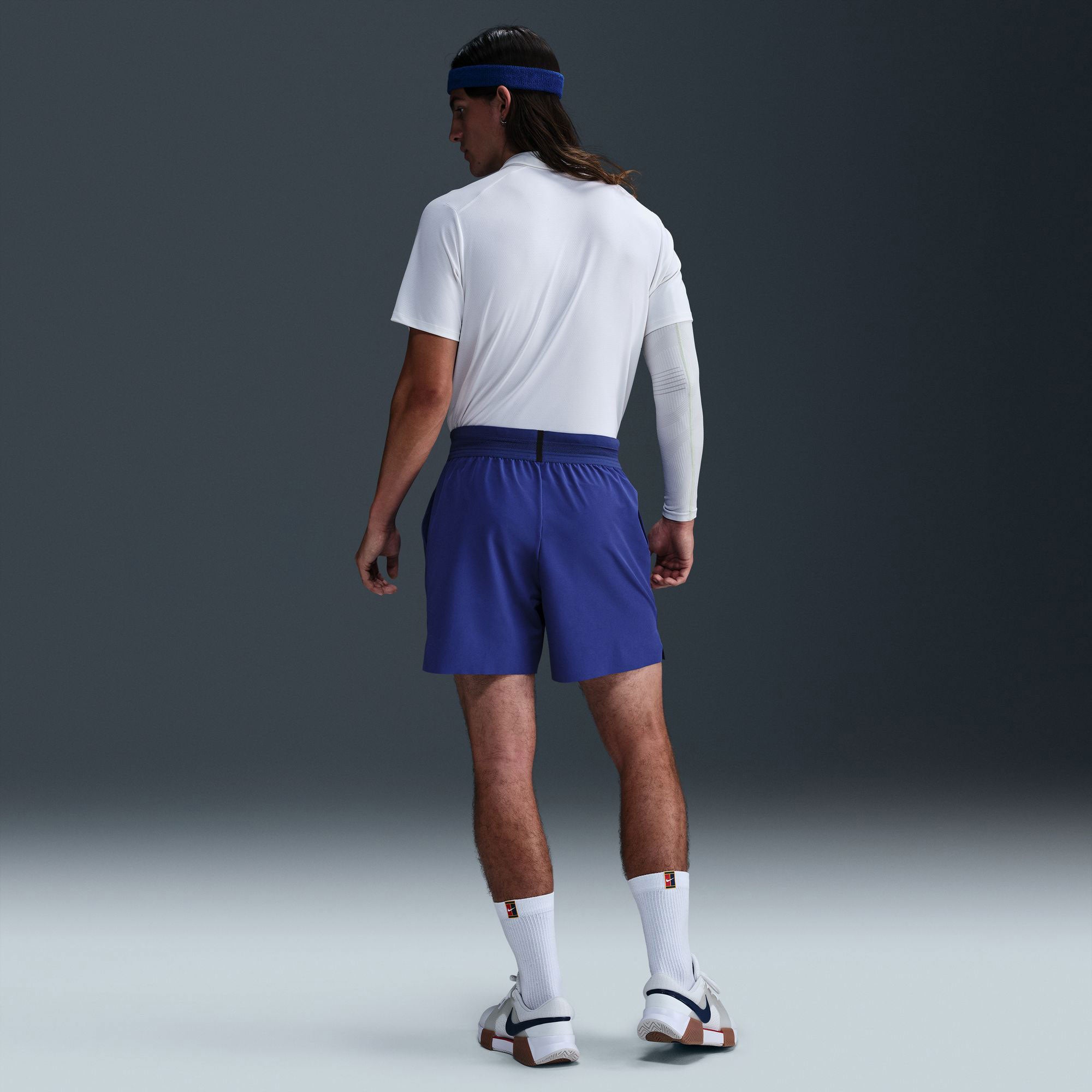 NikeCourt Slam RG Men's Dri-FIT Tennis Shorts - Purple (2)