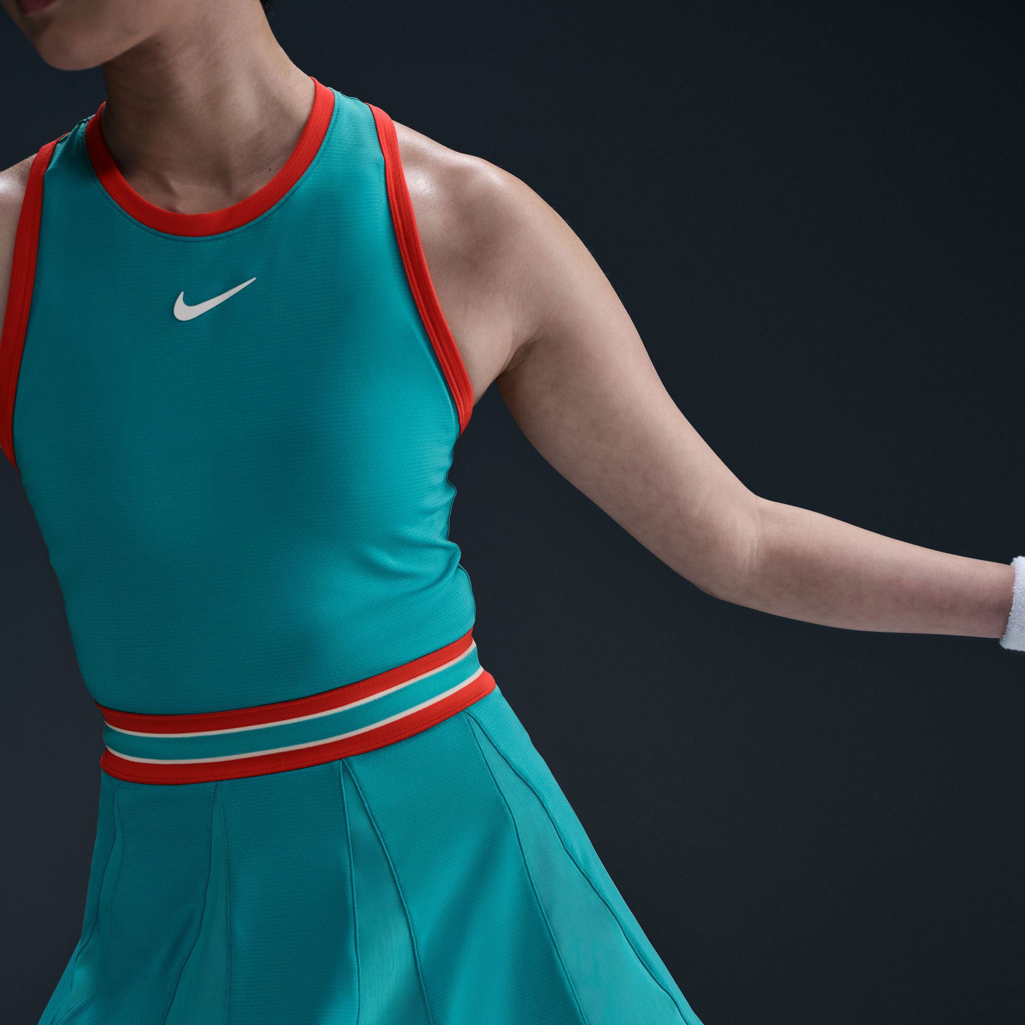 NikeCourt Slam RG Women's Dri-FIT Tennis Dress - Green (5)