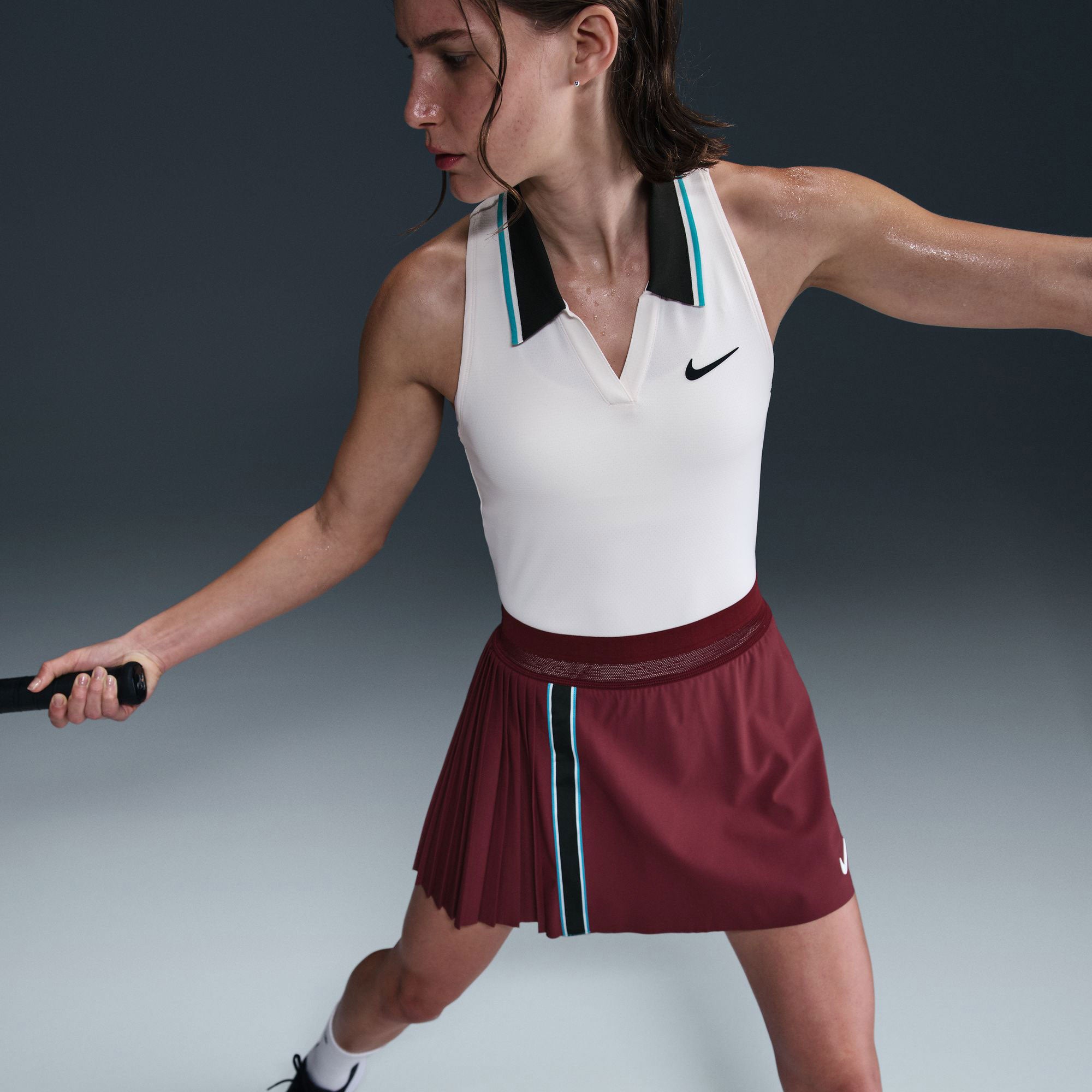 NikeCourt Slam RG Women's Dri-FIT Tennis Tank - White (3)