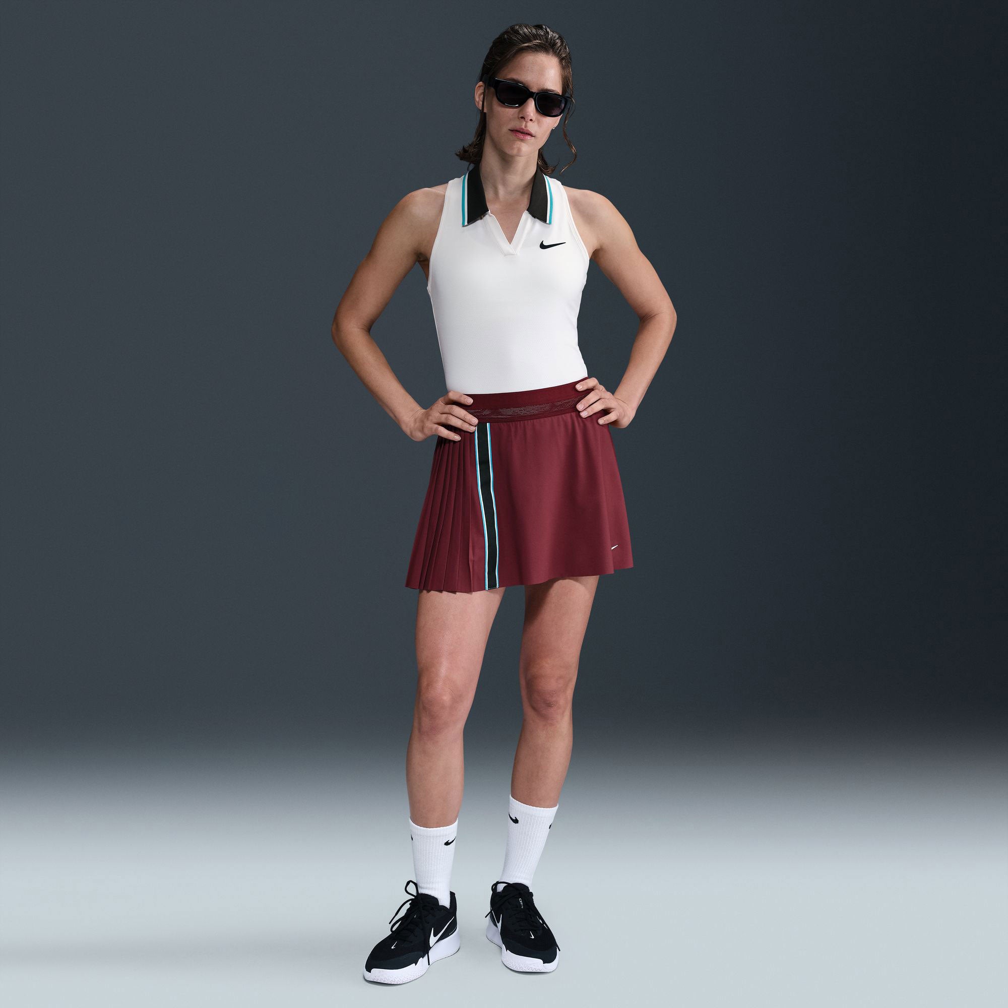NikeCourt Slam RG Women's Dri-FIT Tennis Tank - White (4)