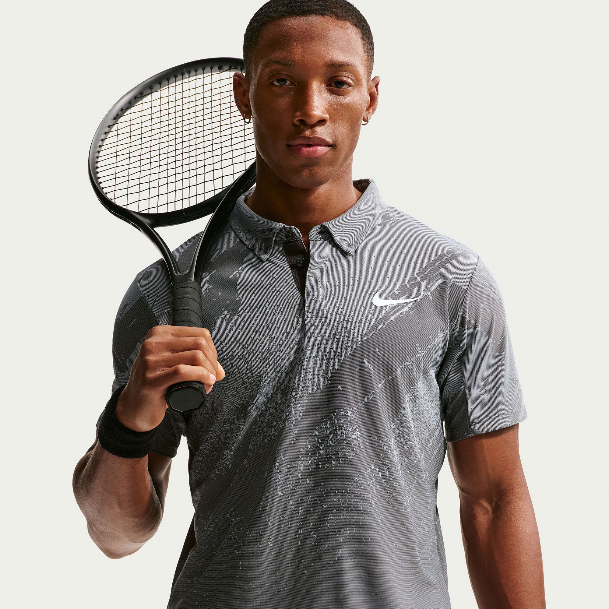 NikeCourt Slam Roland Garros Men's Dri-FIT ADV Tennis Polo - Grey (1)